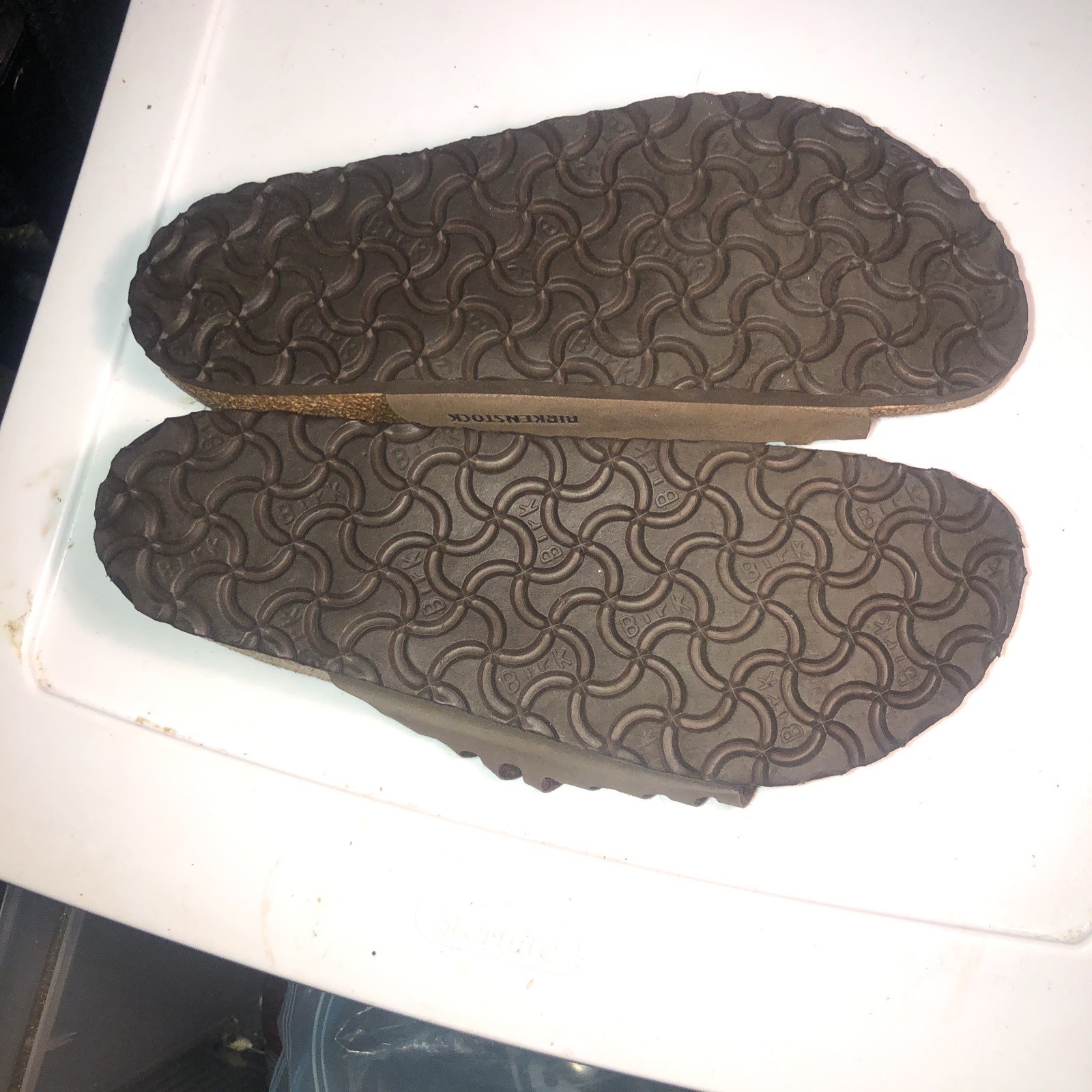 Birkenstock Granada Tobacco Brown Nubuck Cut Out Slide Sandal Womens EUR 40 USA