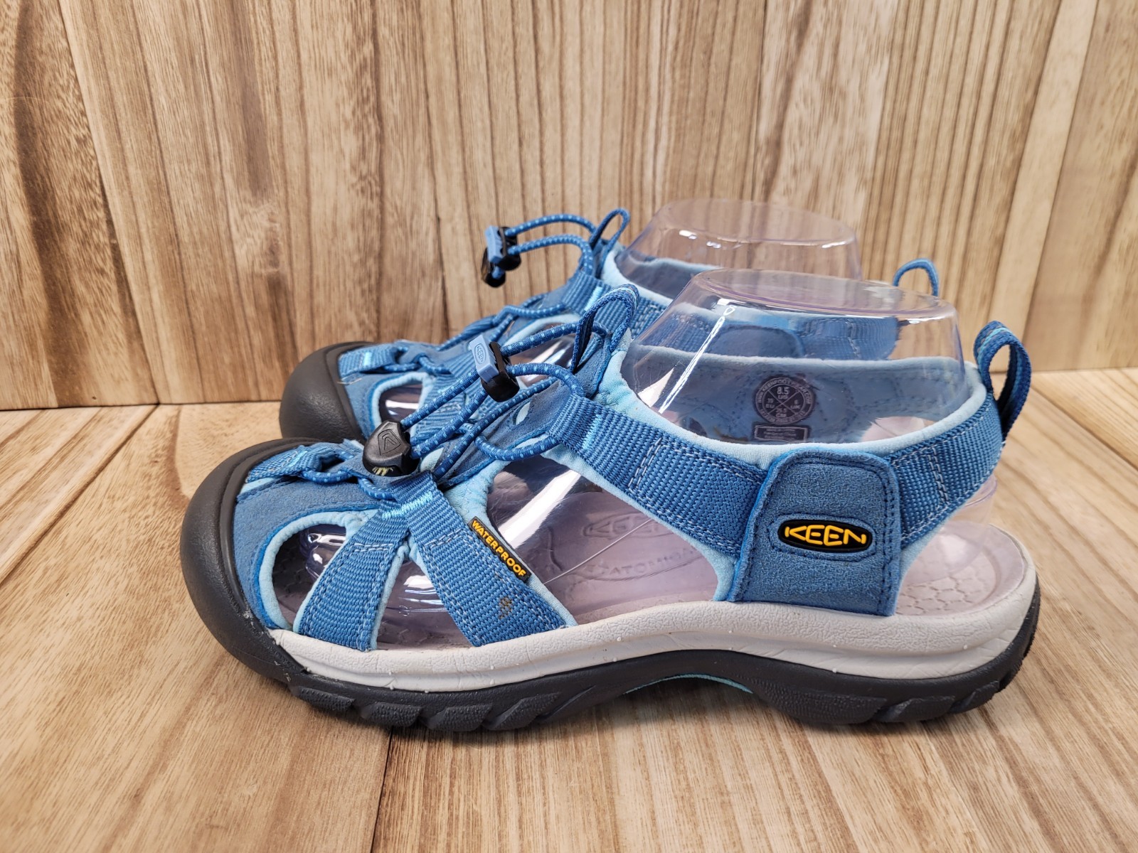 Keen Sport Sandals Women Size 8.5 Venice H2 Fisherman Blue Comfort Hiking READ