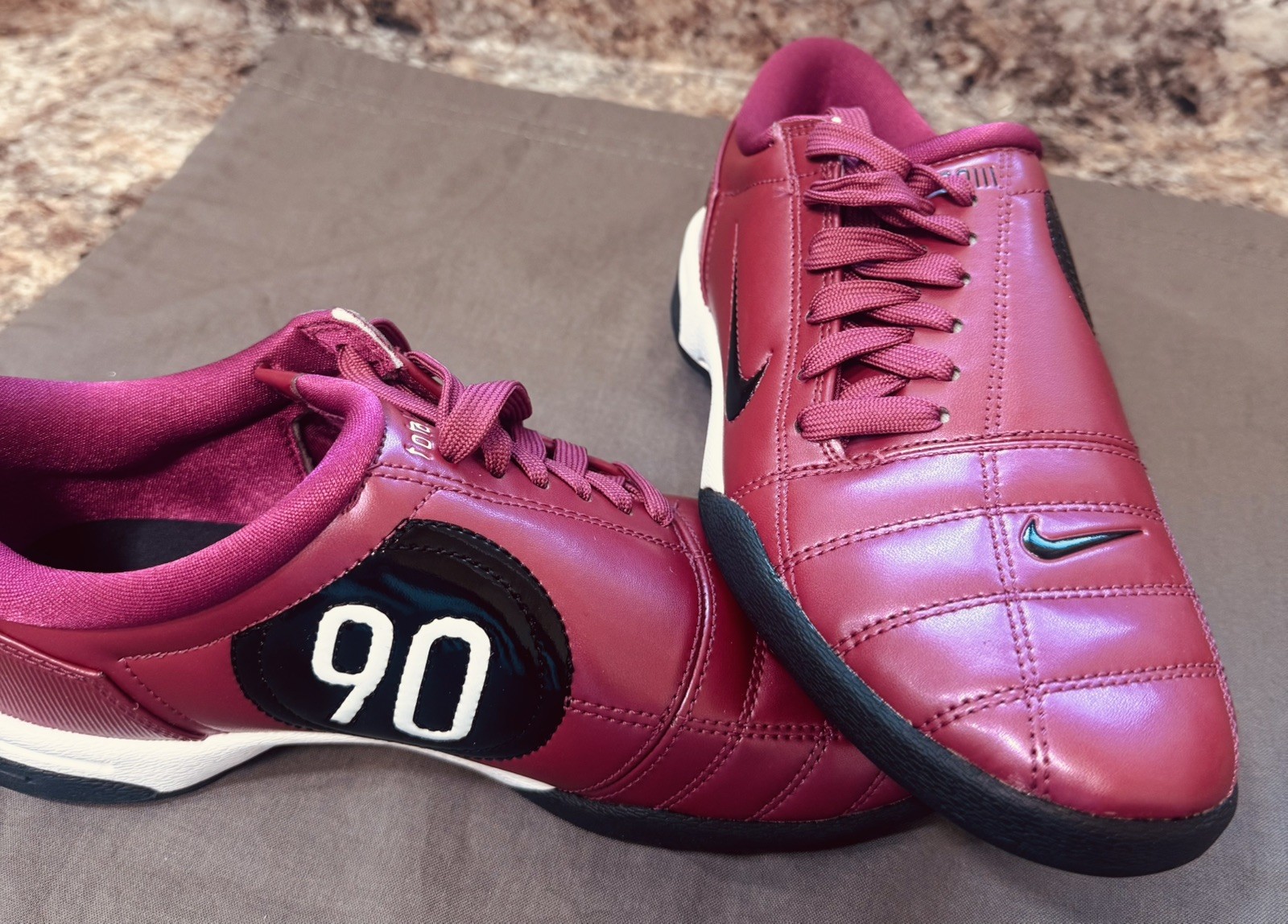Nike Total 90 3 III «Bordeaux» sneakers Women Size 7.5 Bordeaux Red –