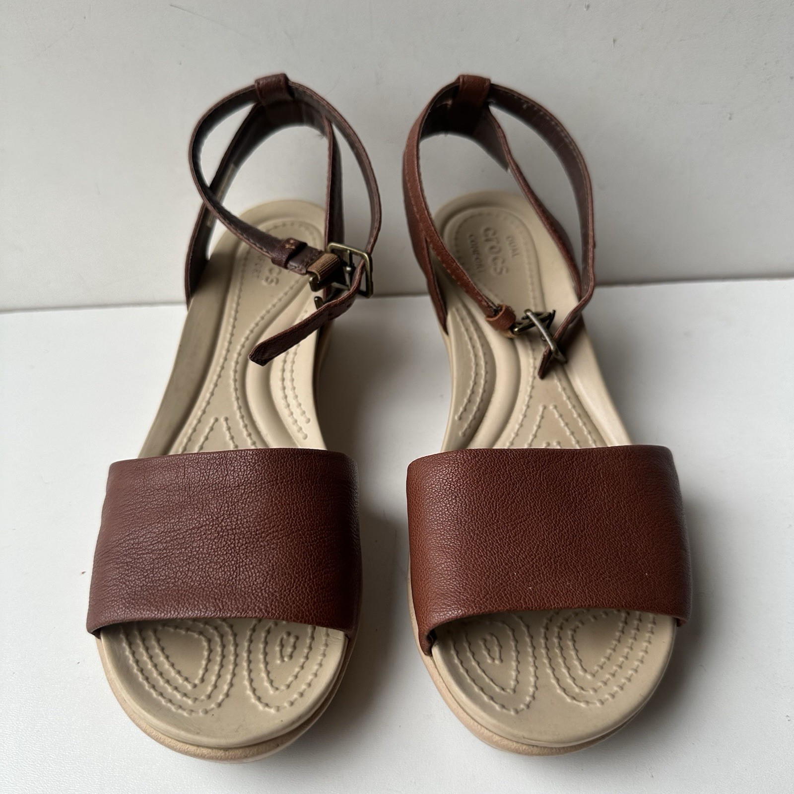 Crocs Brooklyn Ankle Strap Women’s Platform Heels Size:W6