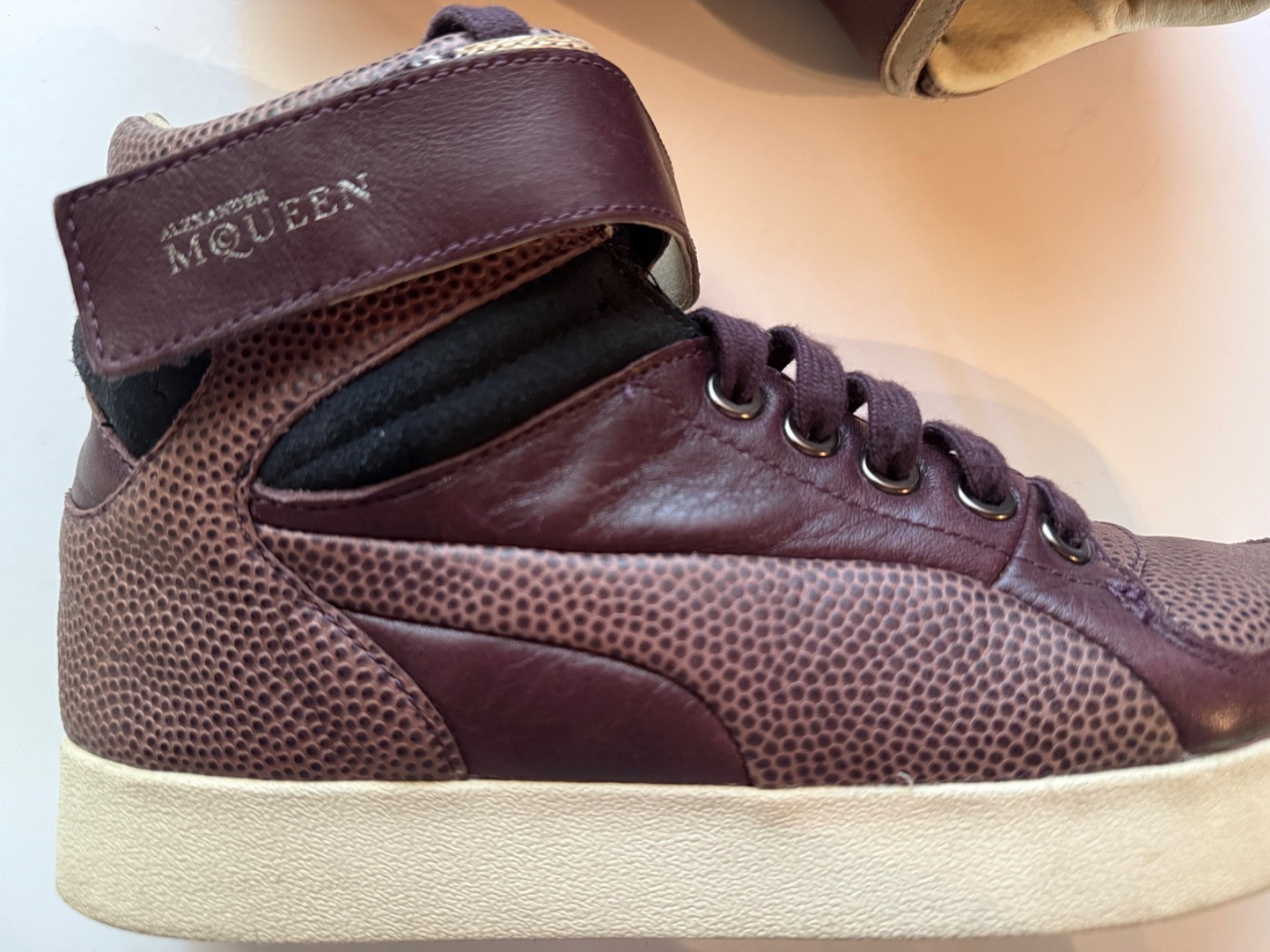 PUMA x Alexander McQueen Leather High Top Sneakers Women’s Sz EUR 37/US 6.5