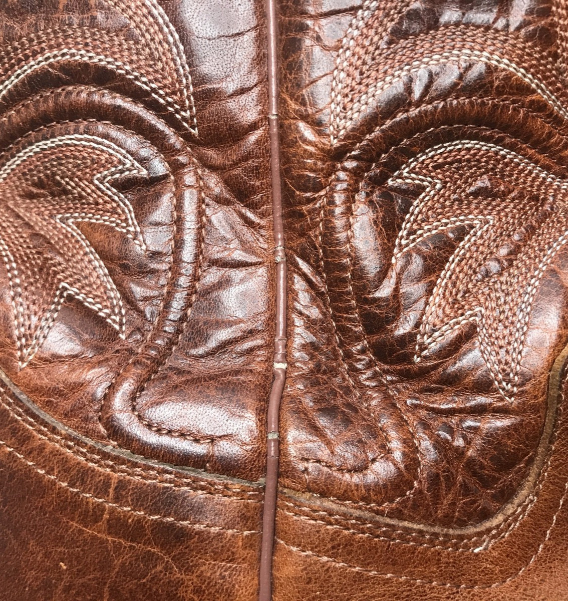 *Read Justin Saddle Torino Women’s 8B Snip Toe Cowboy Boots Brown Leather L4300