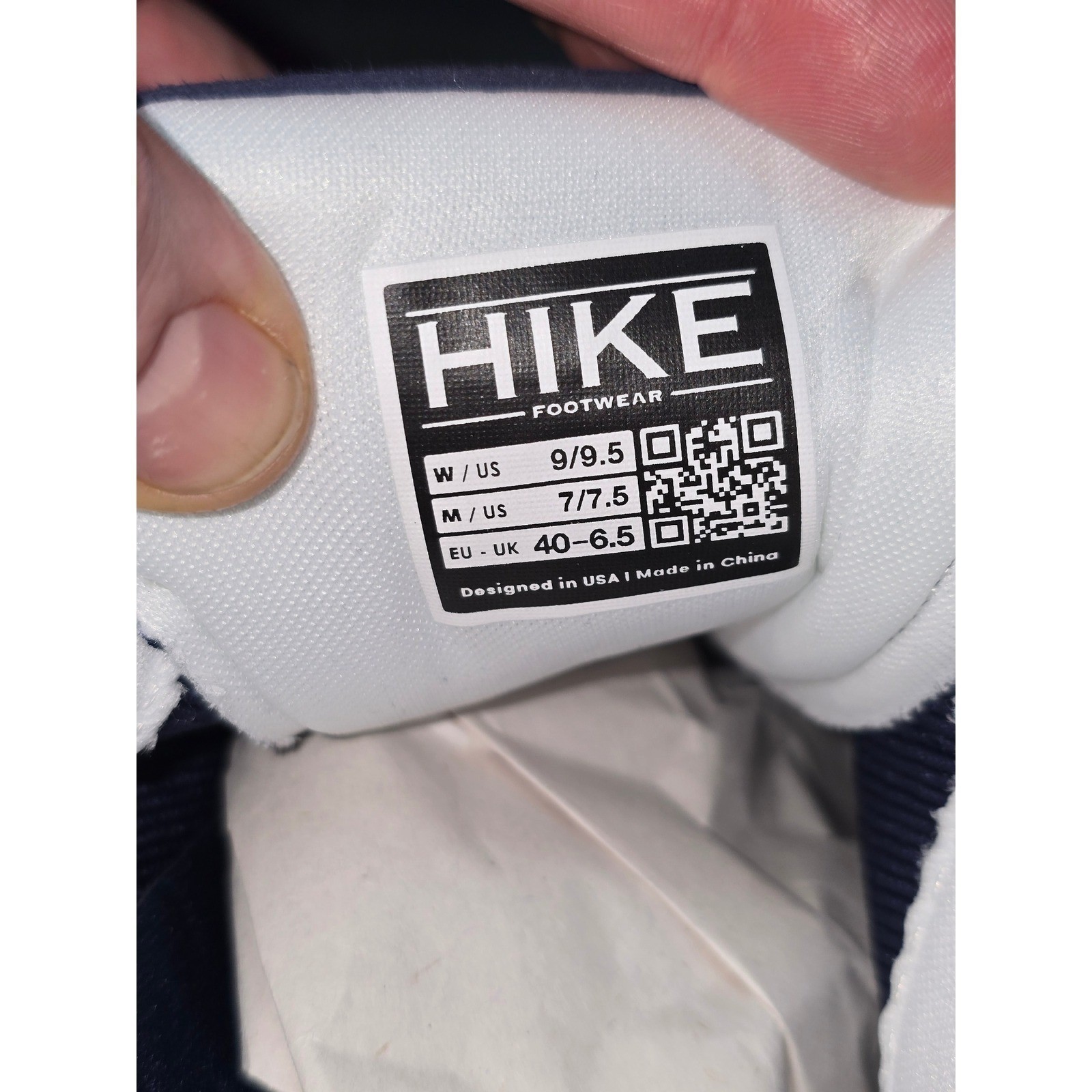 NWT HIKE Footwear Stride (Unisex) Sneaker Blue/white Barefoot Women EU 40/ US 9