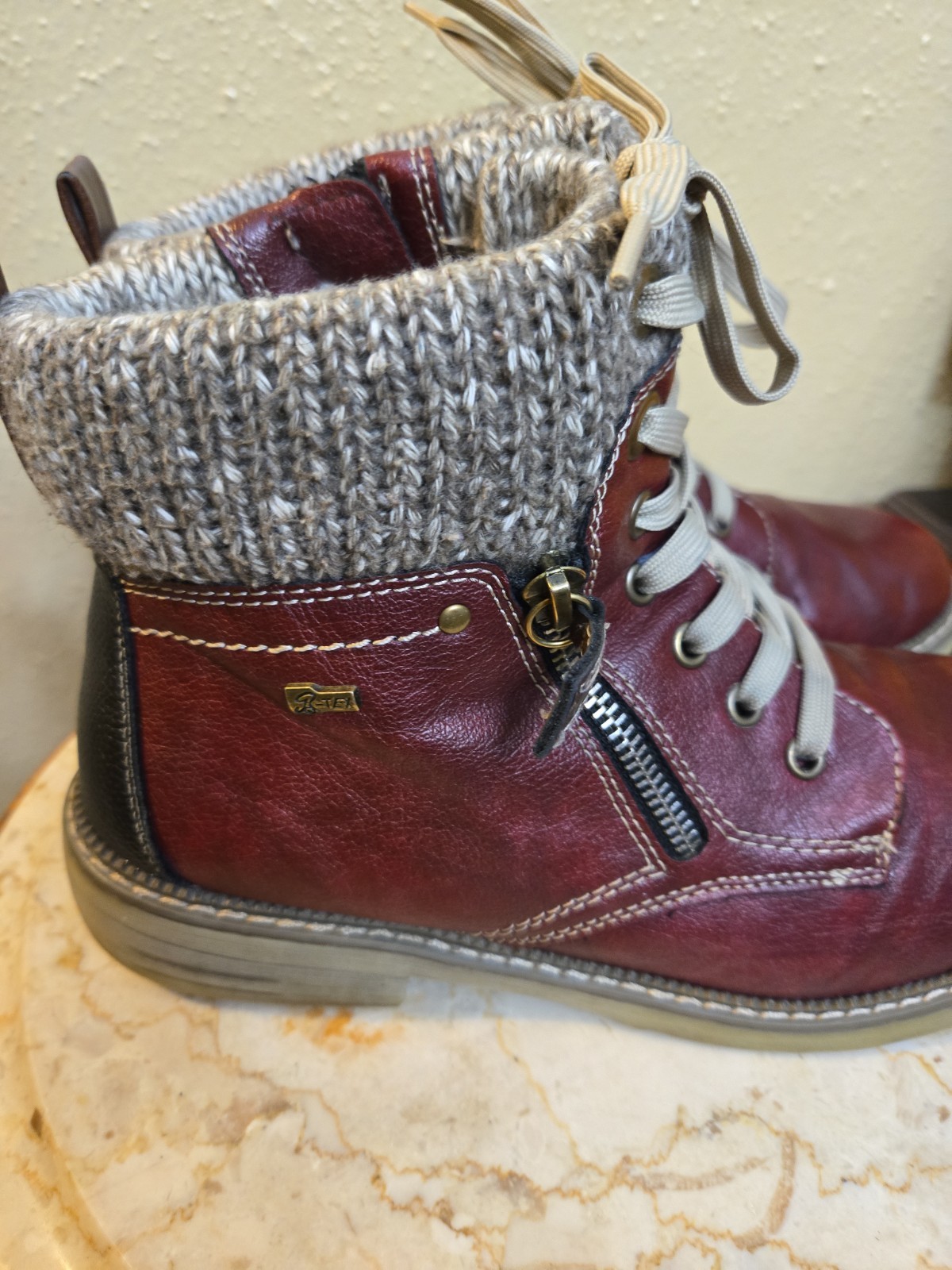Khazera ankle winter boots by Spring Step size 40 women’s in Bordeaux.