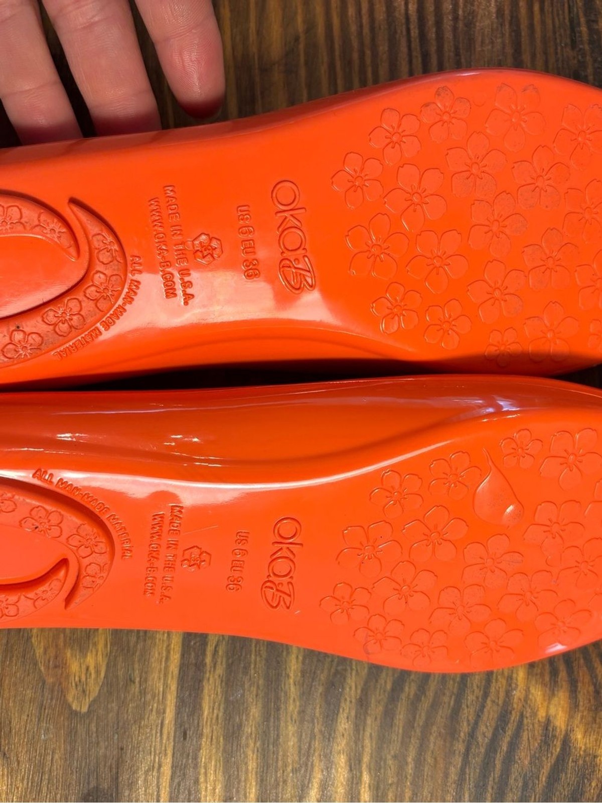 Oka-B Coral Ballet Flats | Made in USA | Women’s Size 6