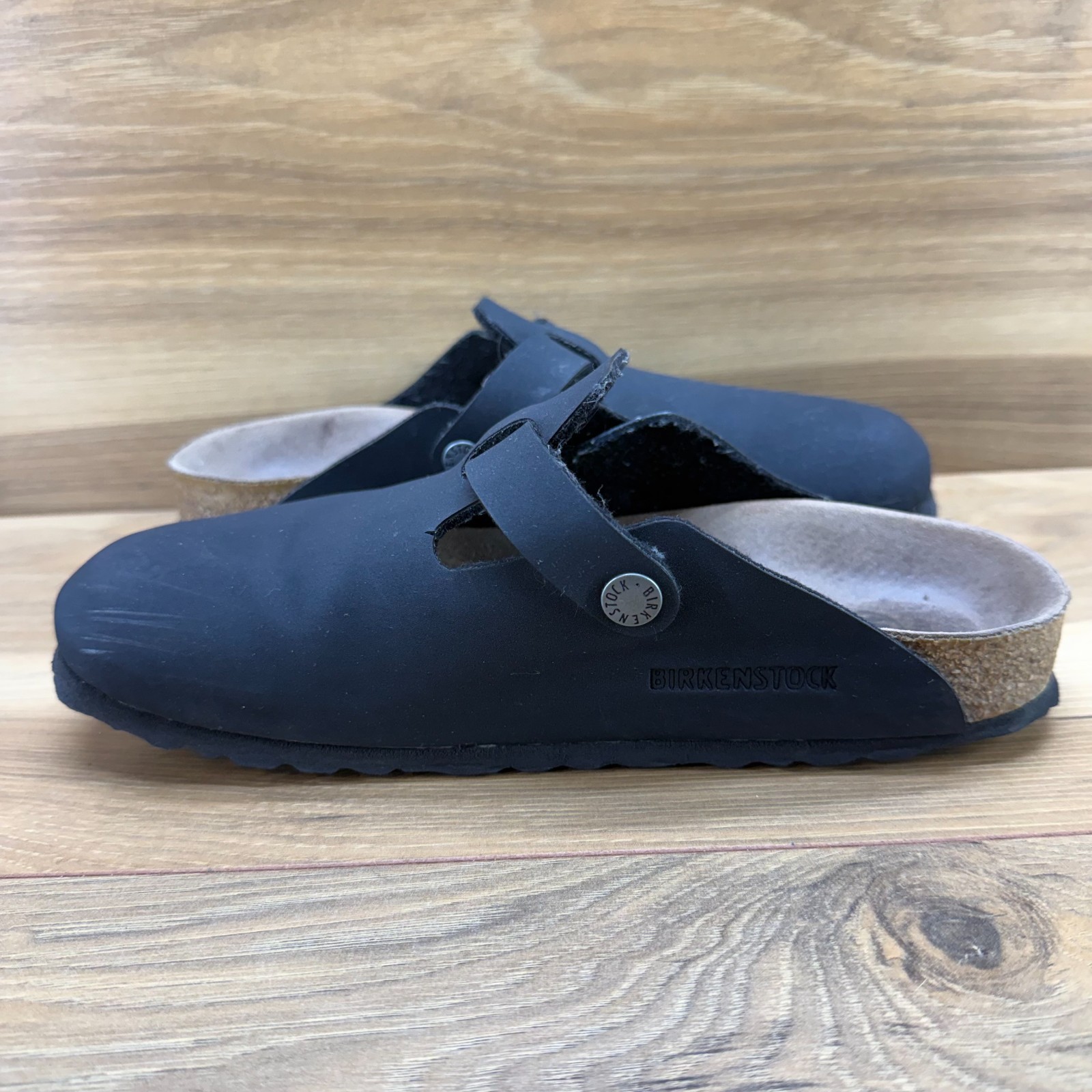 Birkenstock Clogs Vegan Black Women 5 N EU 36 Minimalist Old Money Casual Travel