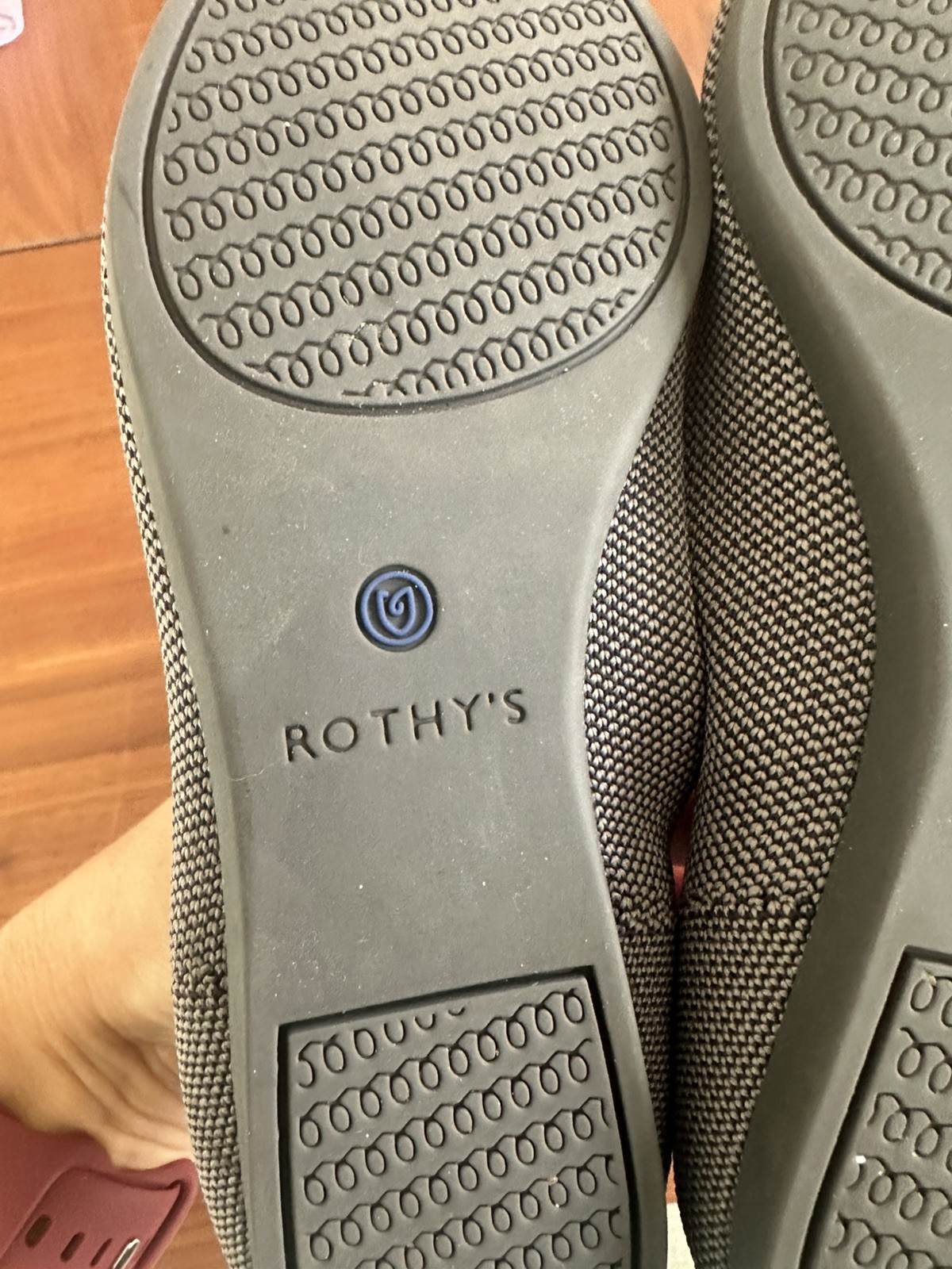 Rothy’s Rothys the point cloud grey ballet flat women’s 6.5