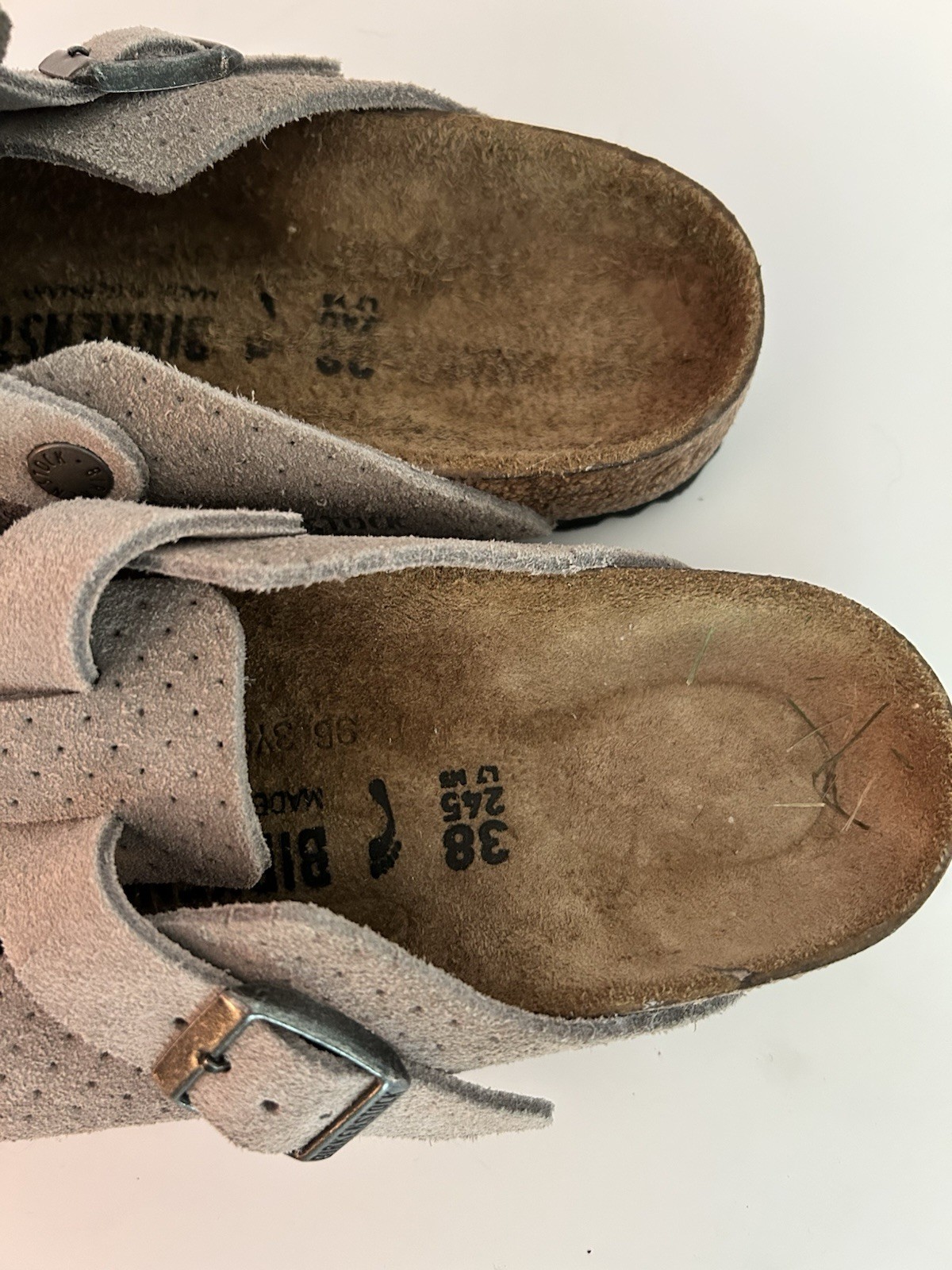 Birkenstock Boston Suede Embossed