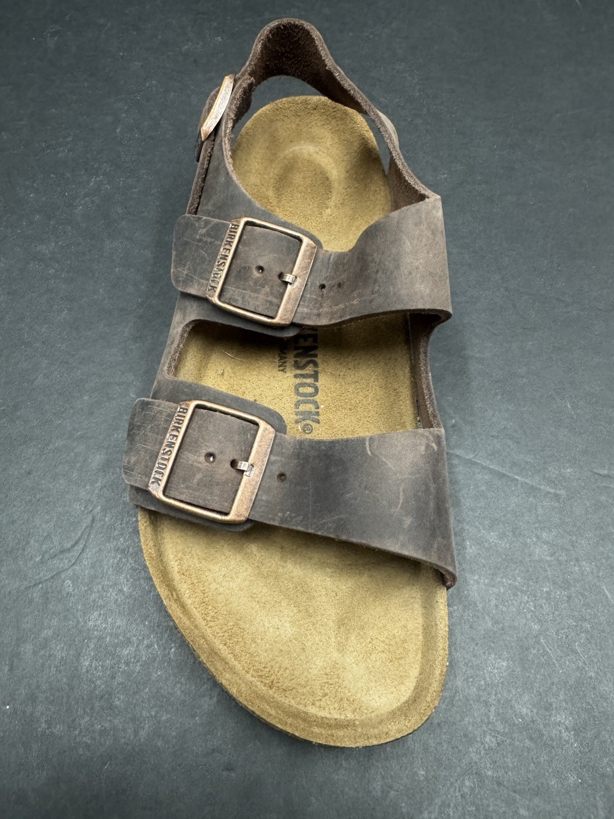 Birkenstock Milano BS Size 41 (L – 10) (M – 8) Regular Brown 3 Strap
