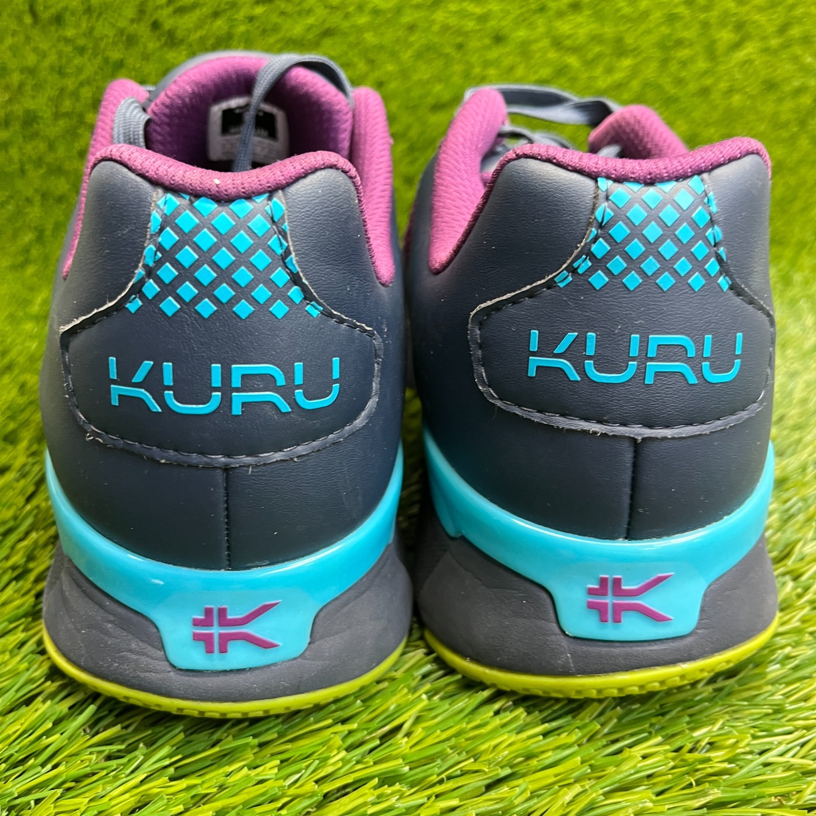 Kuru Quantum 2.0 Womens Size 8 Purple Blue Black Athletic Running Shoes Sneakers