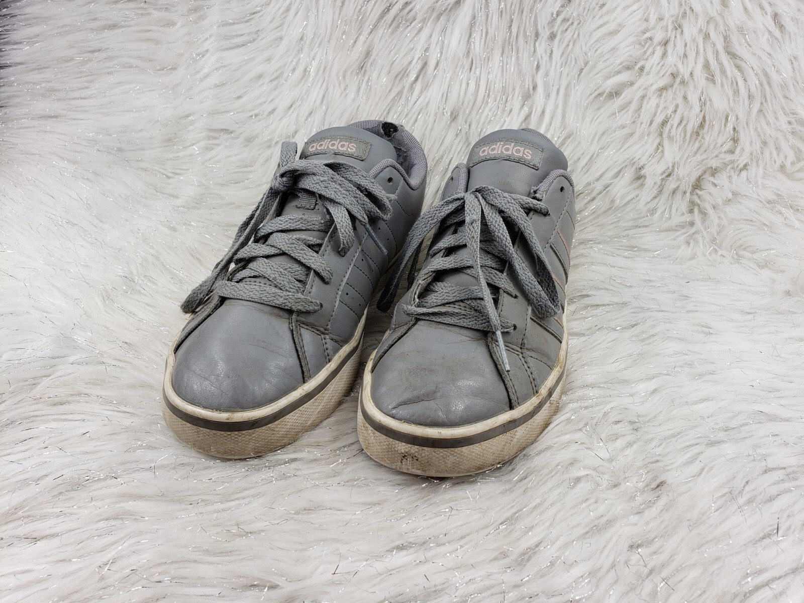 ADIDAS B74283 Gray Athletic Shoes Womens Size US 7 EU 38 2/3
