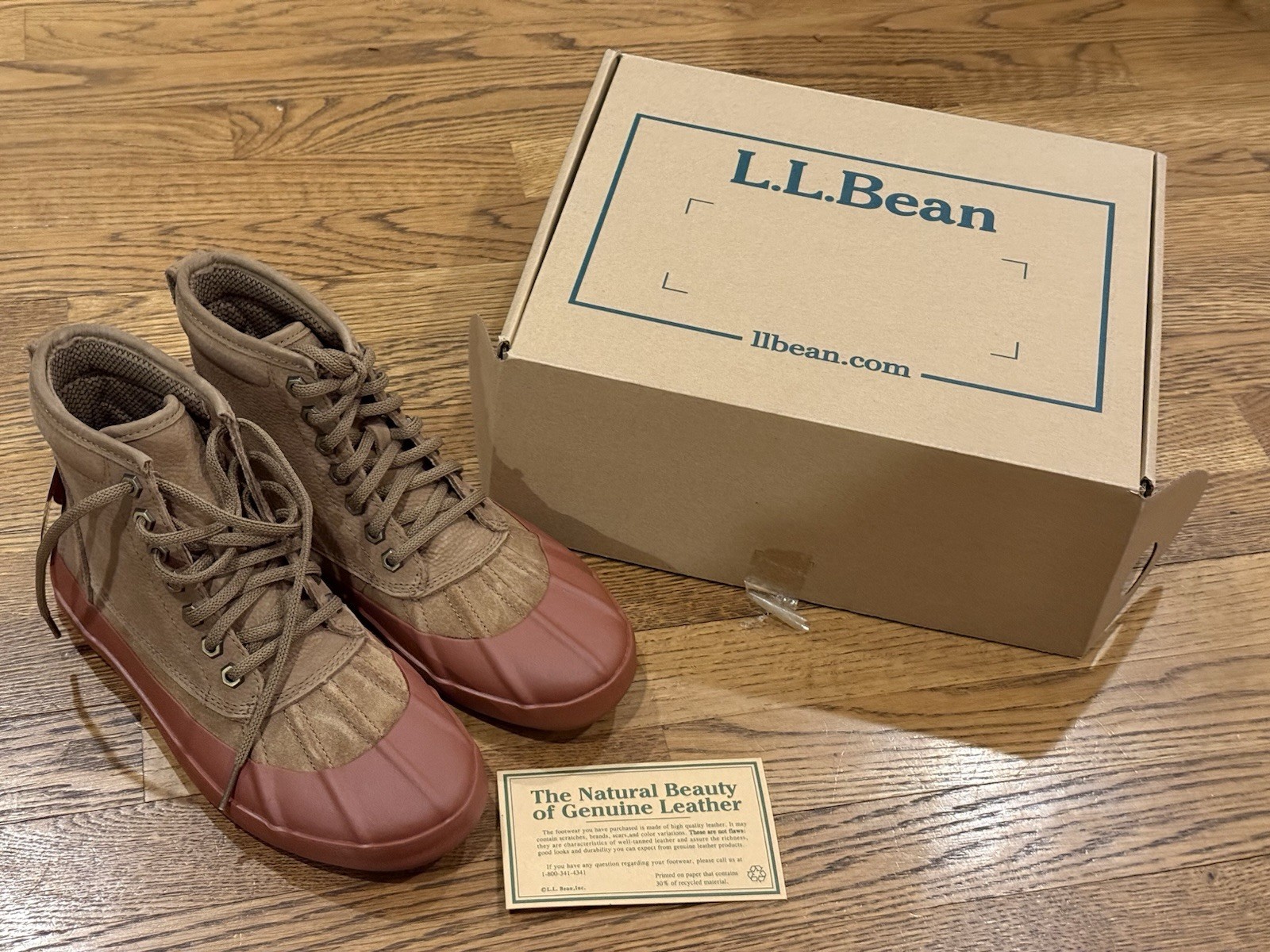 LL Bean Women’s Bar Harbor Duck Boots (517497) Size: 7 Medium – NEW