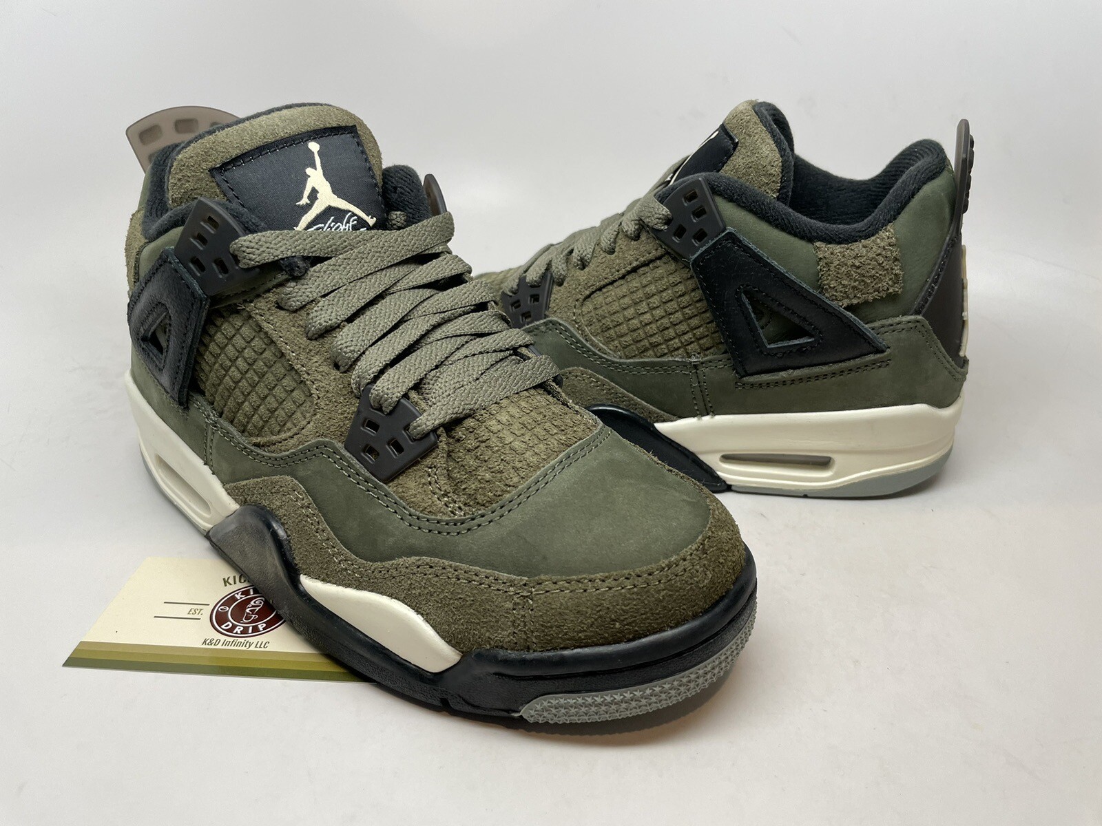 Air Jordan 4 lV Retro SE ‘Craft – Olive’ Youth sz 4.5Y 5Y NEW!