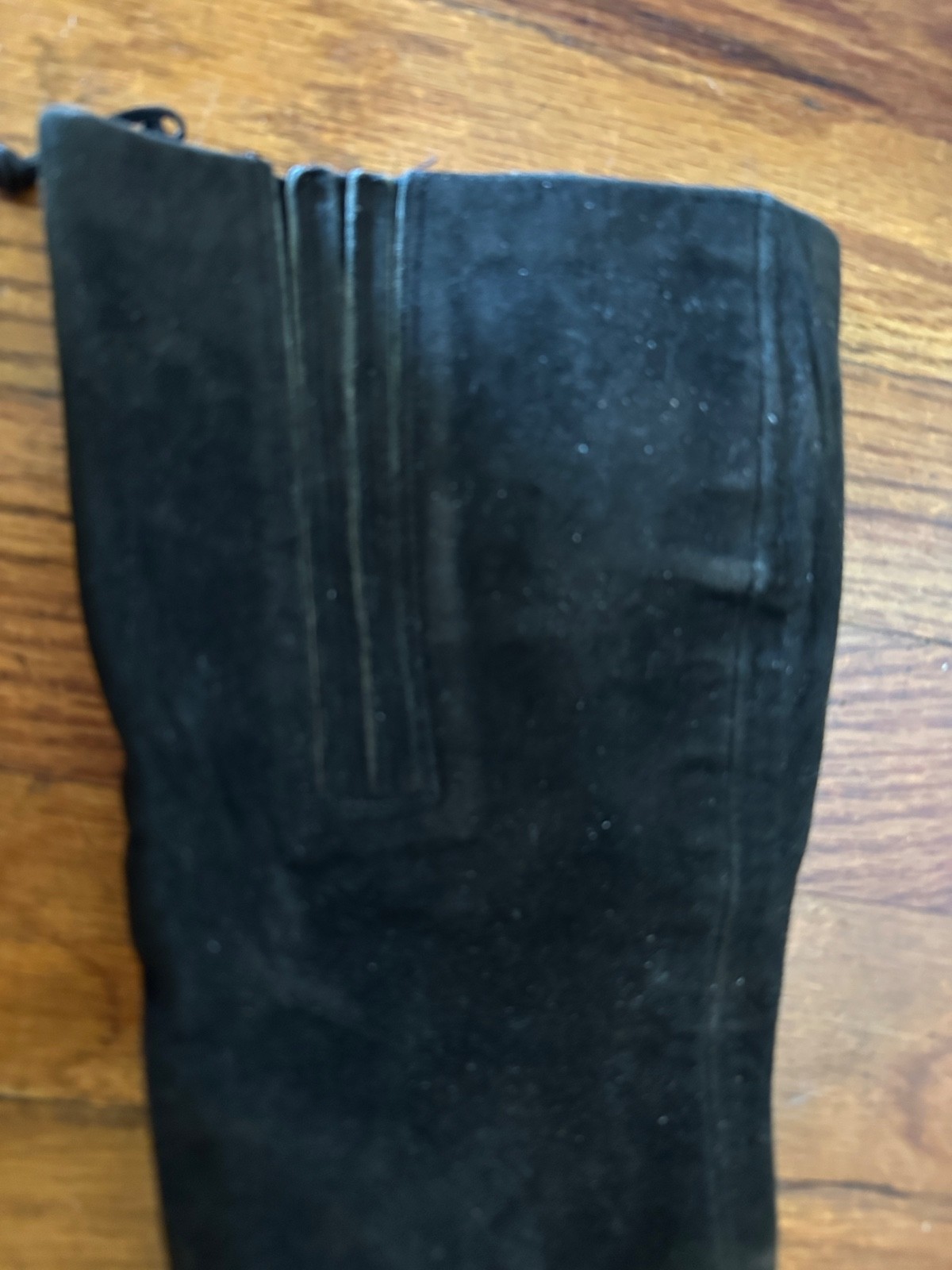 Vintage 1960s 1970s Golo Black Suede Super soft boots 5.5 Tall