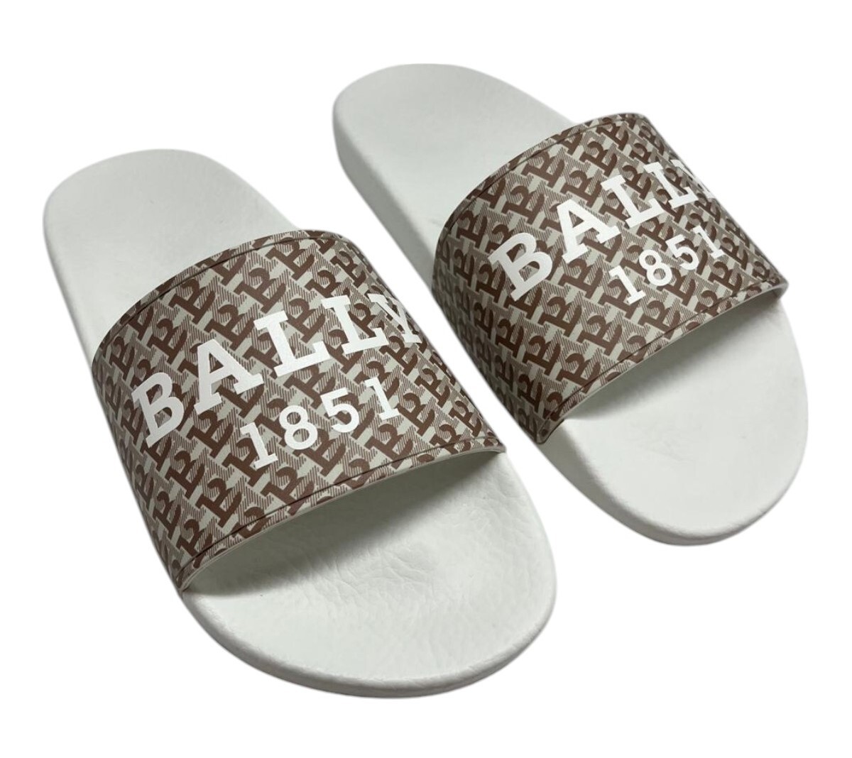 Bally Sabrina 6239108 Womens Multimiele Synthethic Print Slide Sandals MSRP $249