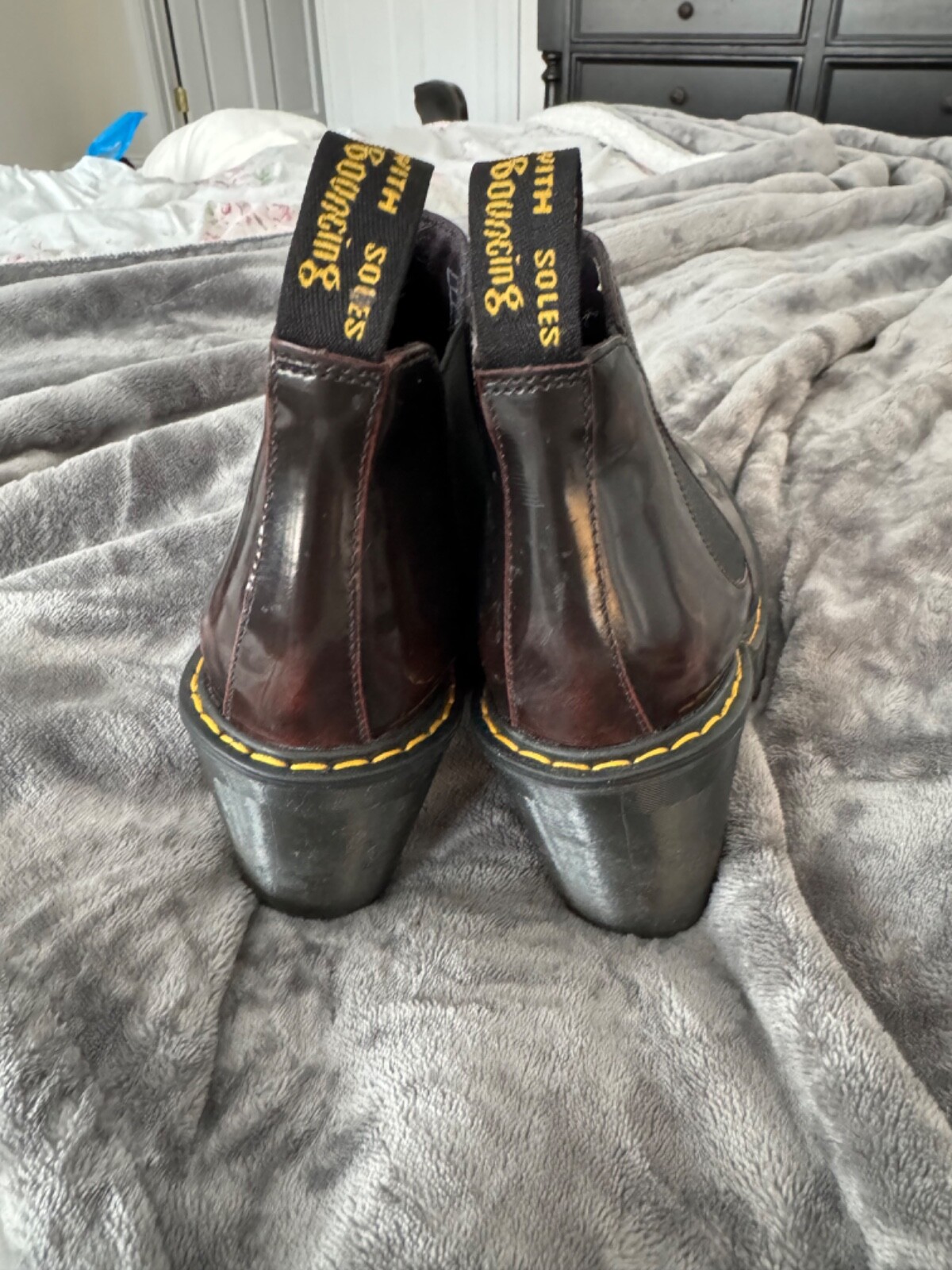 Dr. Martens AirWair 5 UK 3 EU 36 Leather Women’s Boots 9 US – Black