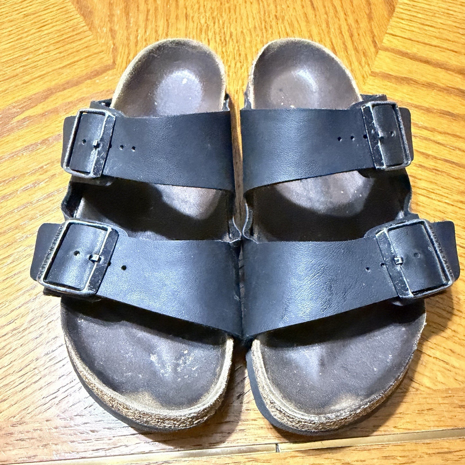 2000s Vintage Birkenstock Arizona Streetwear y2k Black Sandals
