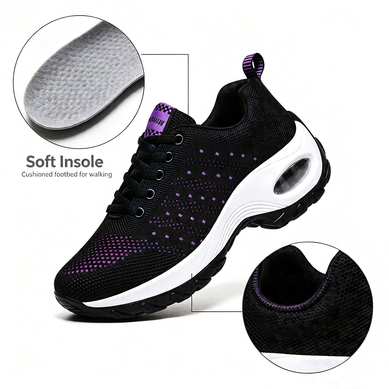Light Orthopedic Sports Sneakers Women Outdoor Walking Running Shoes