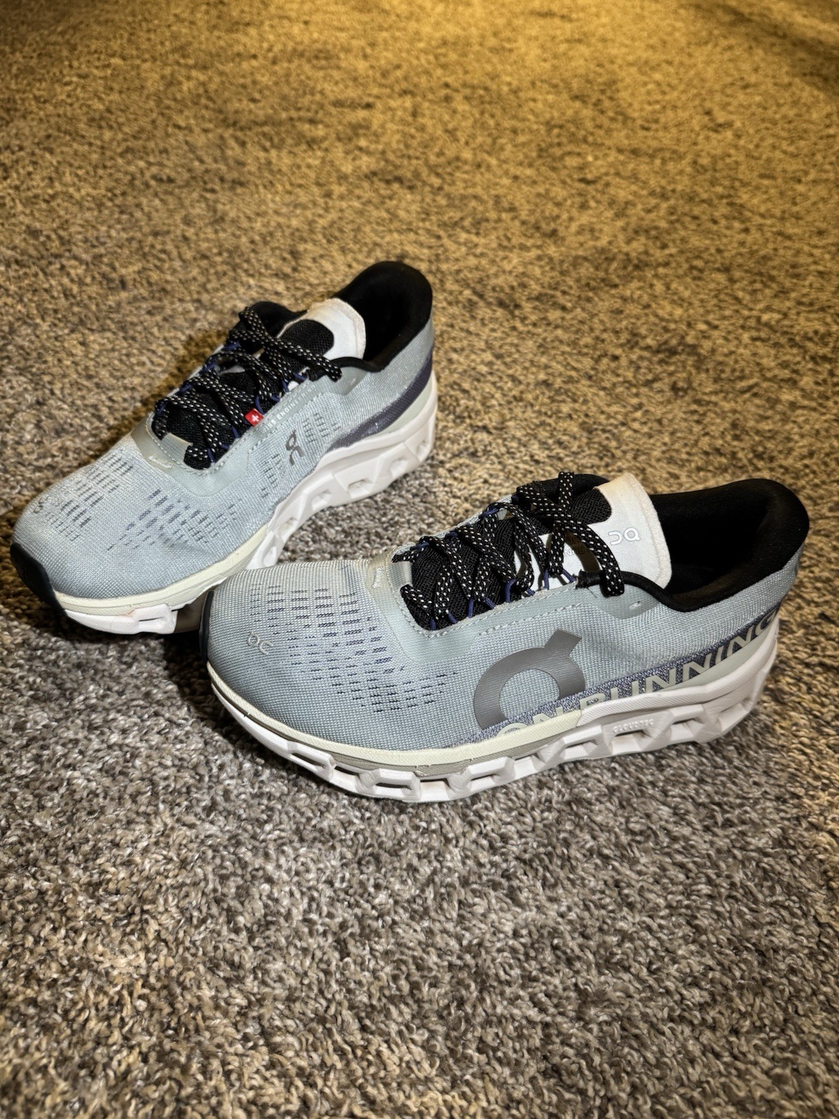On Cloudmonster 2 Mineral/Aloe Women’s Running Sneakers Mesh Lace-Up