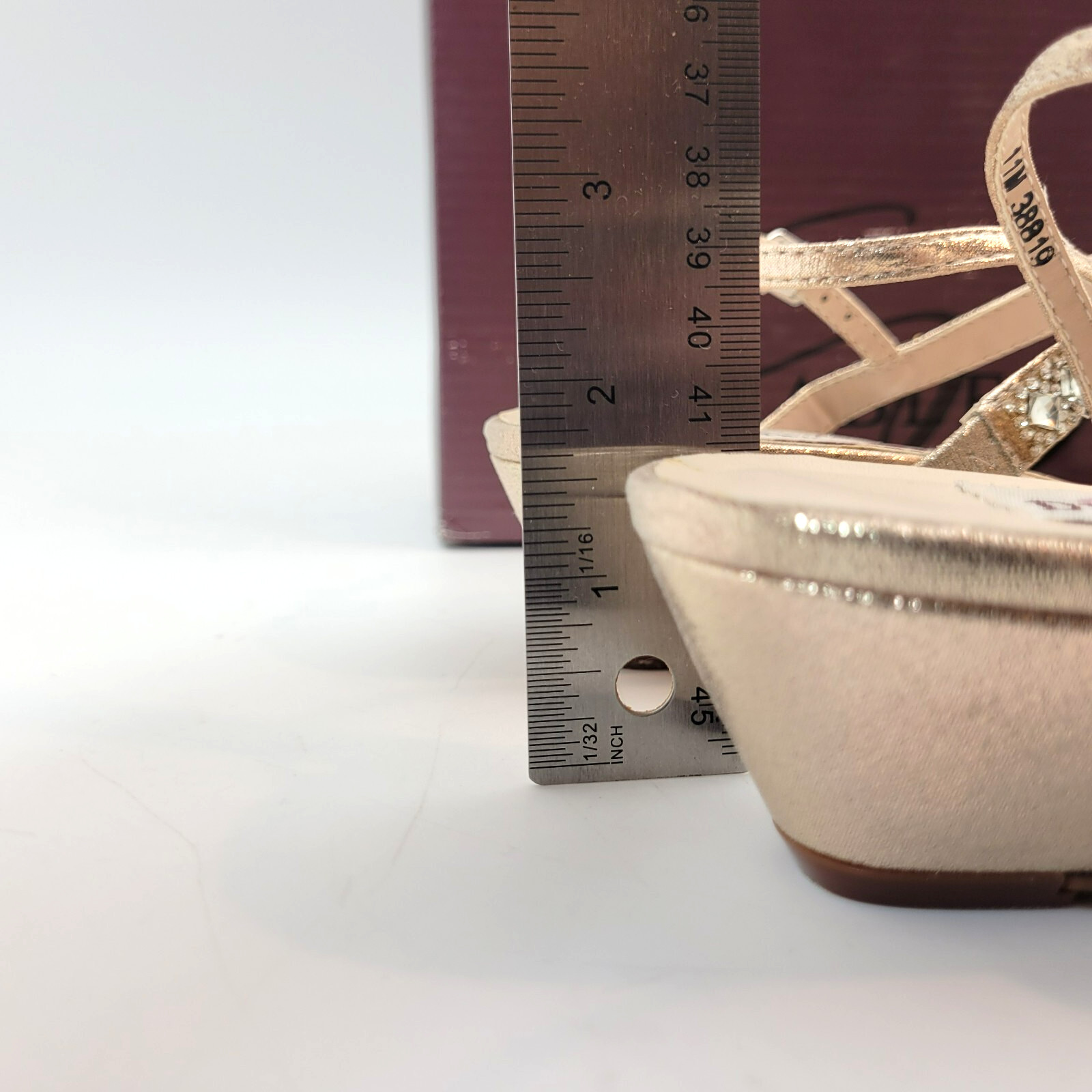 Dyeables Jasmine Wedge Sandals – Silver Shimmer, Size 11 M | Women’s Dress Shoe