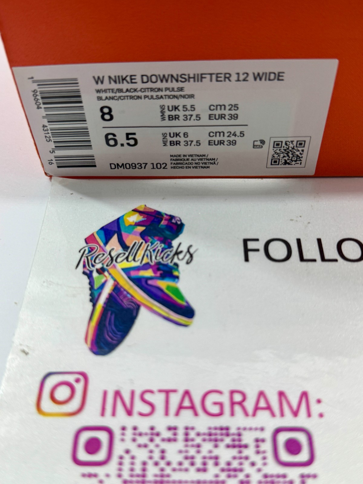 NEW SIZE 8 WOMENS – NIKE DOWNSHIFTER 12