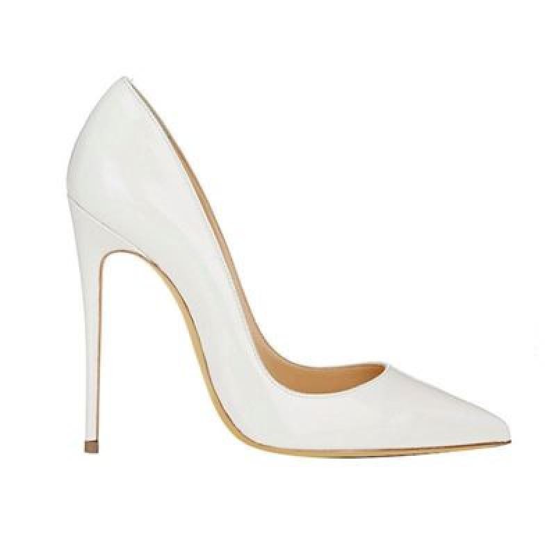 Womens High Heel Stiletto Pointed Toe Shiny Faux Leather Party Shoes Banquet Hot