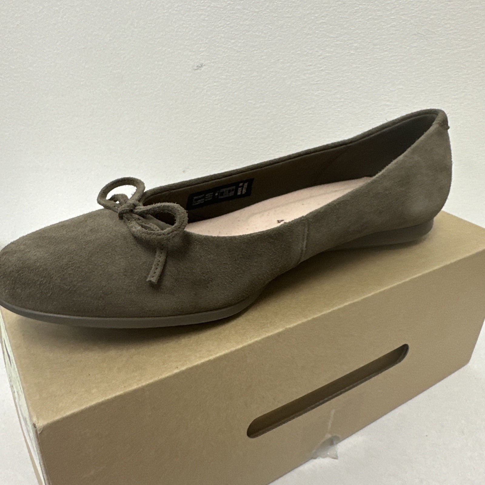 ECCO TOUCH BALLERINA FLAT | ARTICLE 271713 | DARK CLAY 05559 | SIZE 10-10.5US