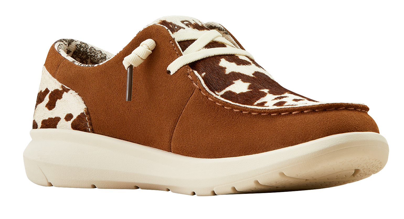 Ariat Cow Hair Hilo Slip-On Shoes for Ladies – Ginger Suede – 7.5M