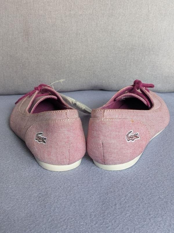 Women Lacoste Heels Purple Textile 37 #8B5P