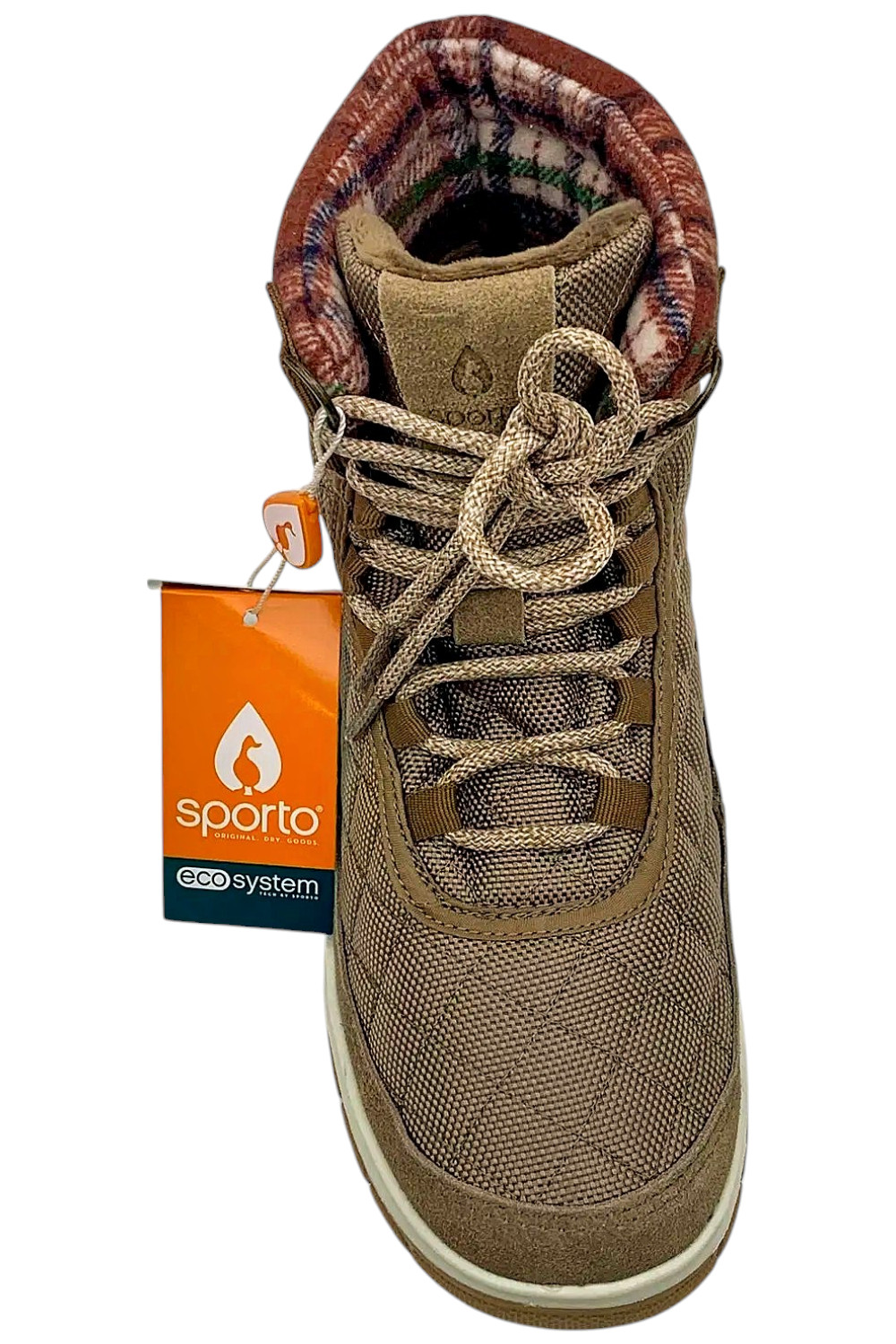 Sporto Women’s Stellar Quilted Lace-Up Boot Tan