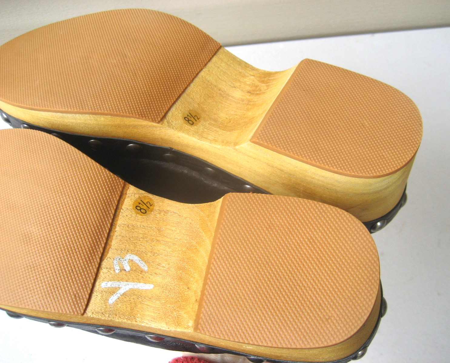 NEW Womens Kelsi Dagger Warehouse Slingback Black Leather Clogs Shoes size 8.5