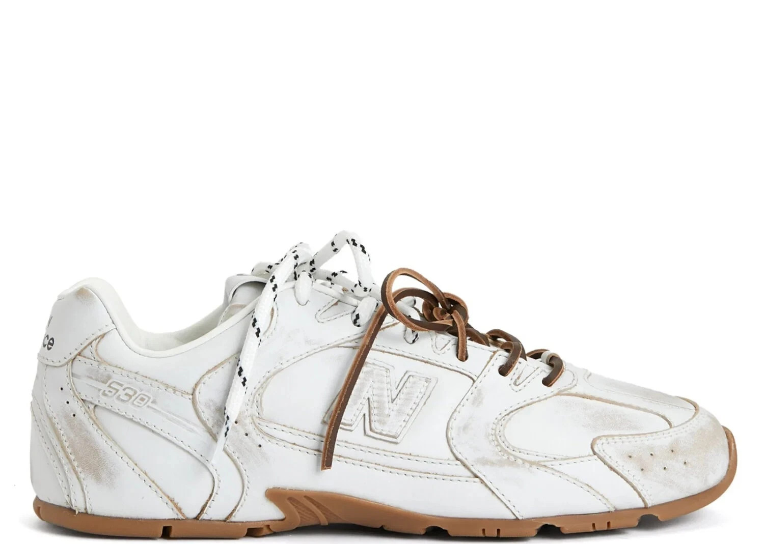 Miu Miu New Balance 530 SL sneakers shoes leather White Brown Women’s