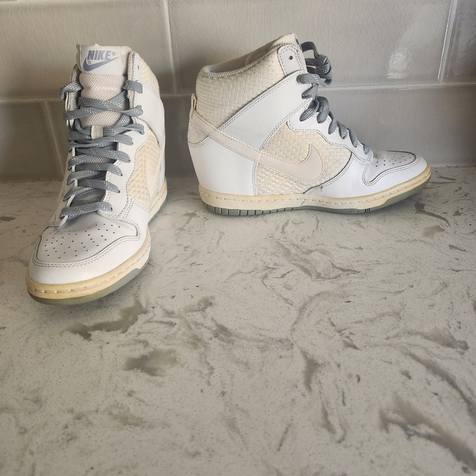NIKE 2014 DUNK SKY HI WHITE HEMP 7.5 VINTAGE HUARACHE PRESTO RIFT AIR FORCE 1