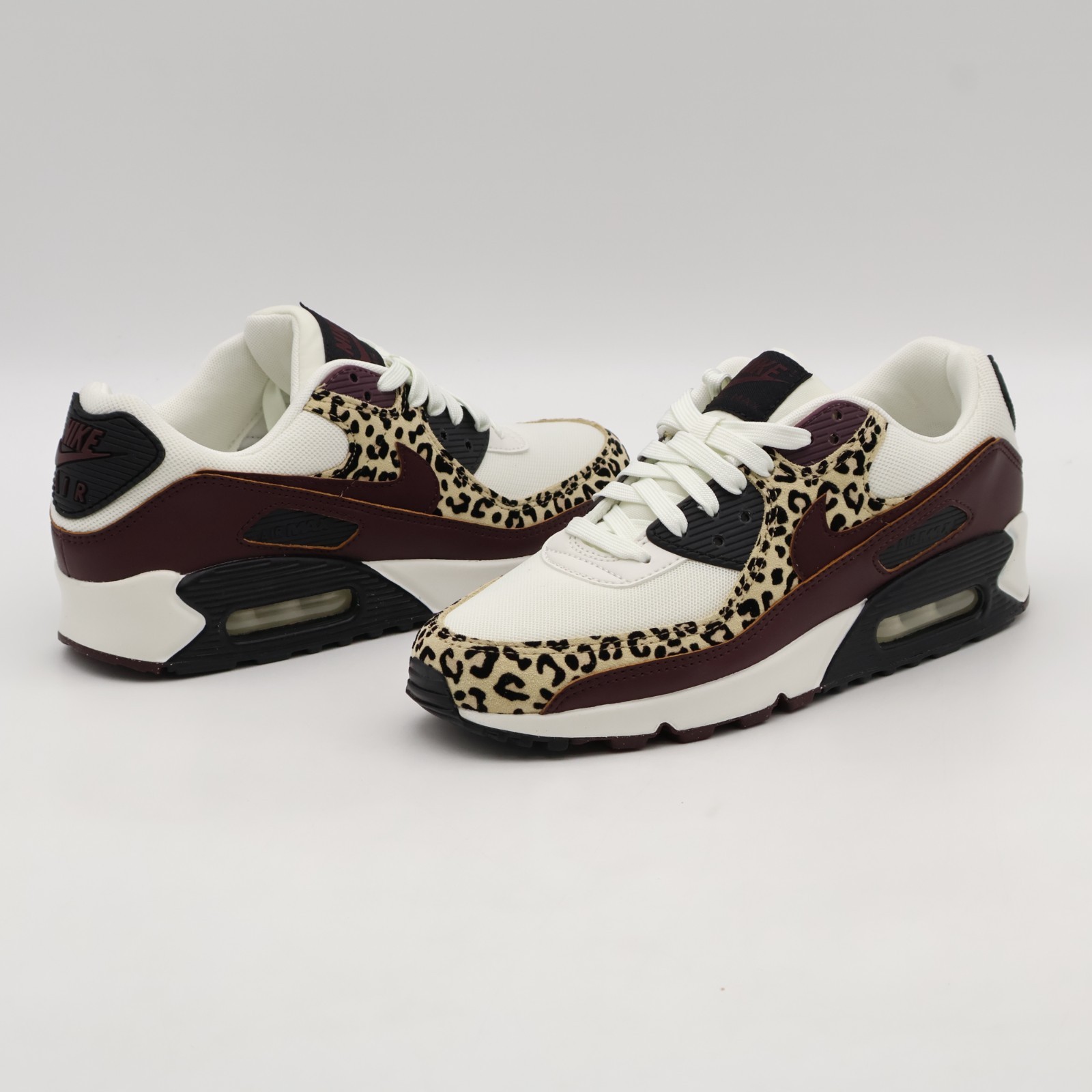 IF1619-102 Nike Women’s Air Max 90 Leopard Burgundy (Women’s)