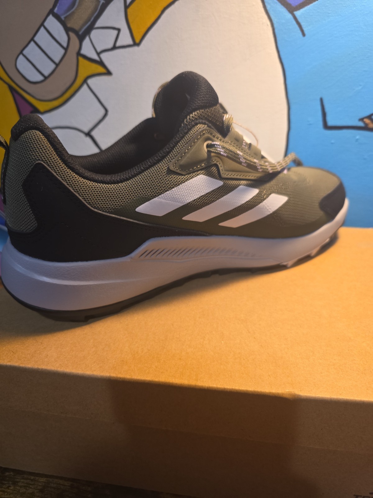 adidas Terrex Anylander Women’s Hiking Shoes Size 9 JQ9955 – NIB – Olive/Black