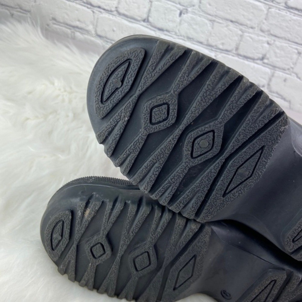 Totes Jeanie Winter Snow Boots Black Pink Size 6