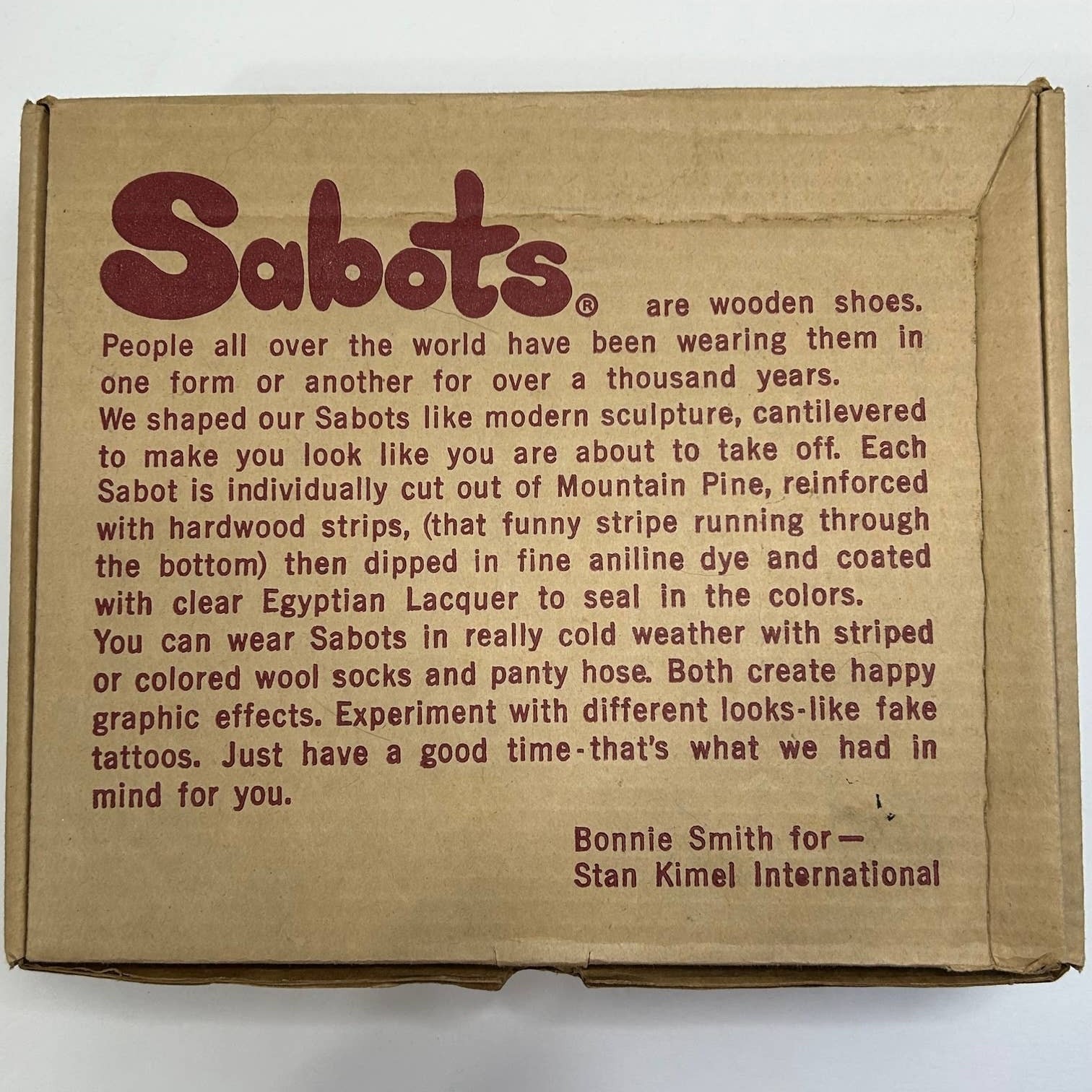 Sabots by Stan Kimel Vintage 1970’s Sandals Size 6 NIB RARE HTF