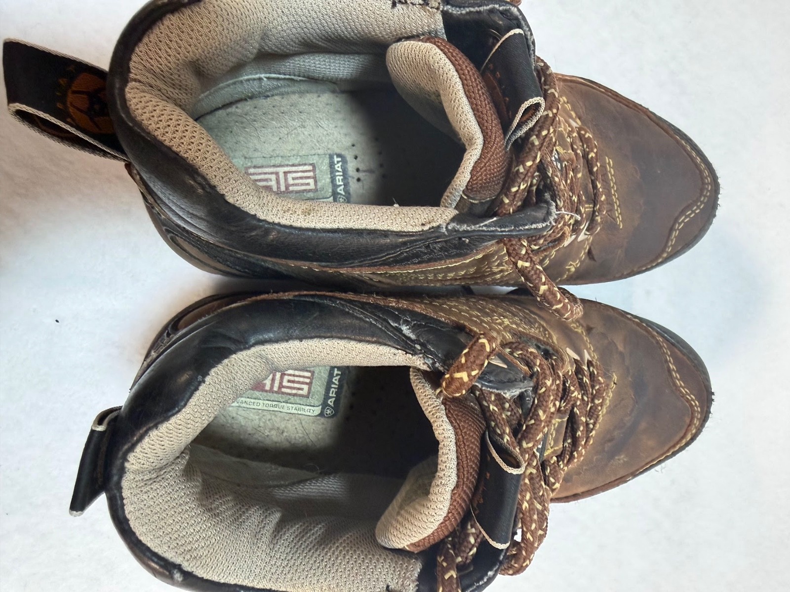 Ariat ATS Waterproof Insulated Work Hiking Boots Womens 7B Brown