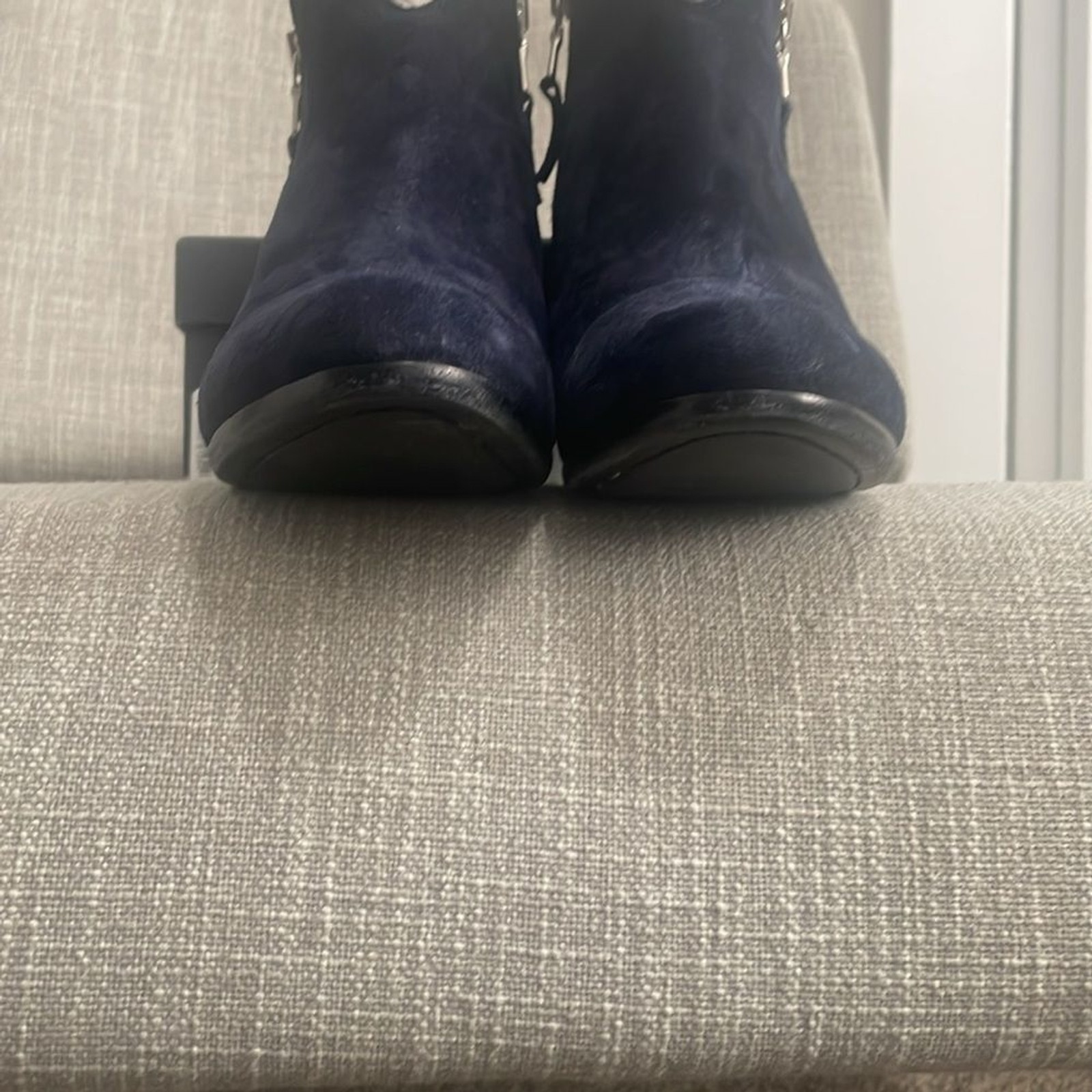 Rag and bone, Margot boot – navy suede