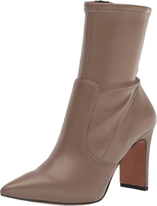 Franco Sarto Women’s Avana Faux Leather Booties, Gray Size 9M