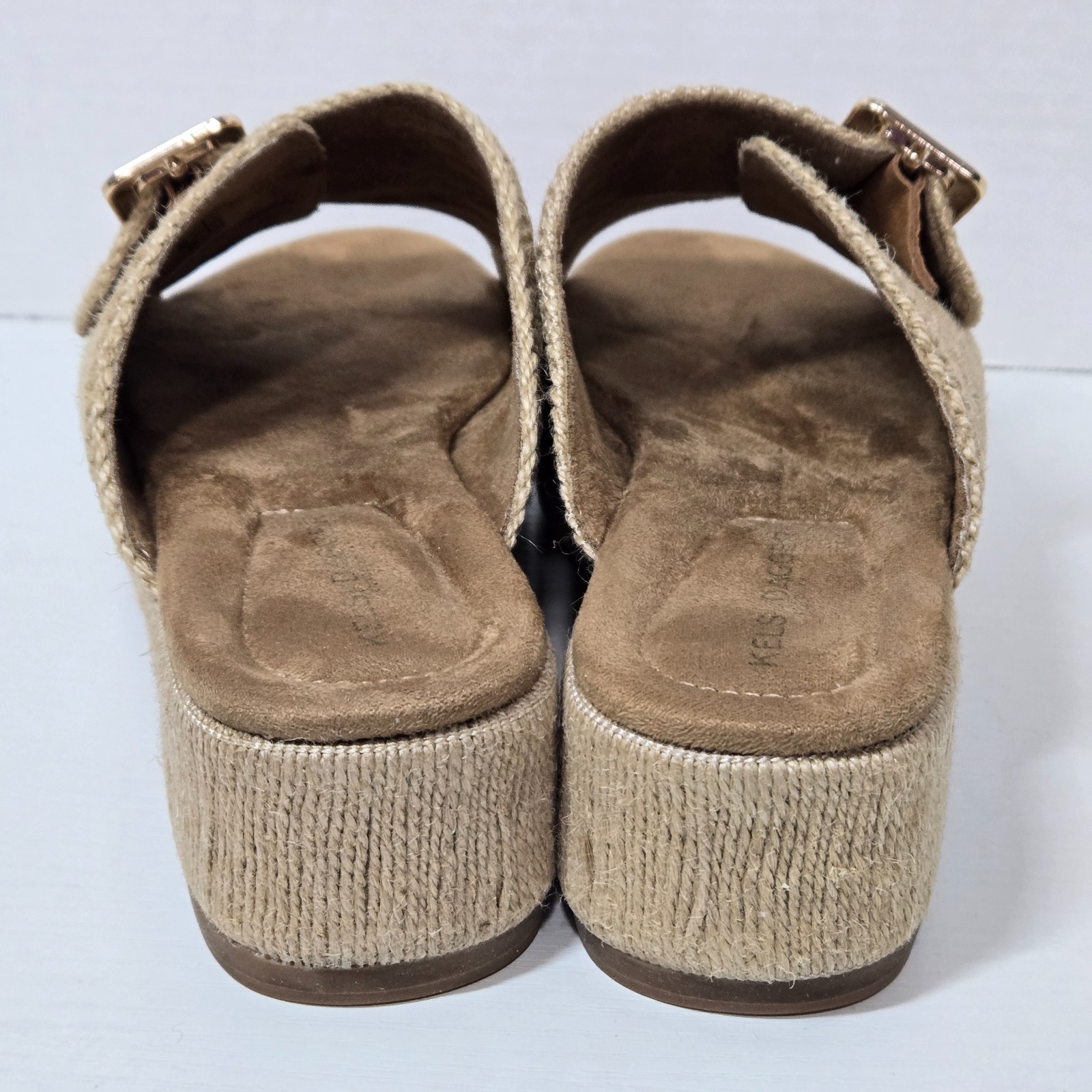 Kelsi Dagger Brooklyn Women’s Dover Mini Jute Platform Sandals Natural Brown 9M