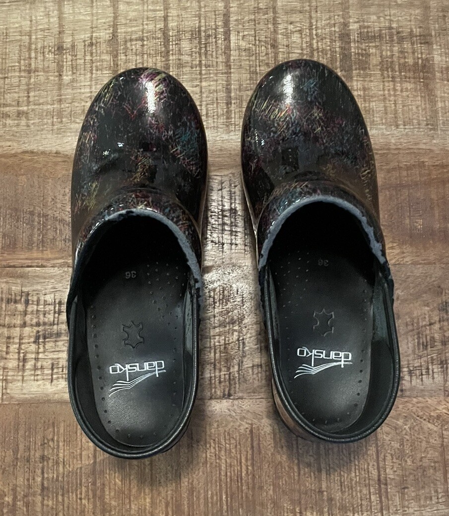 Dansko Patent Leather Clogs