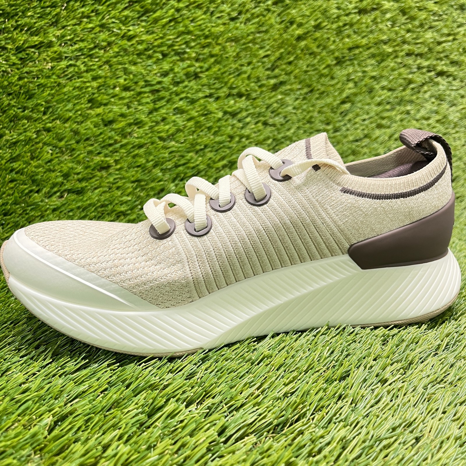 Allbirds Tree Glider Womens Size 7 Beige Brown Athletic Running Shoes Sneakers