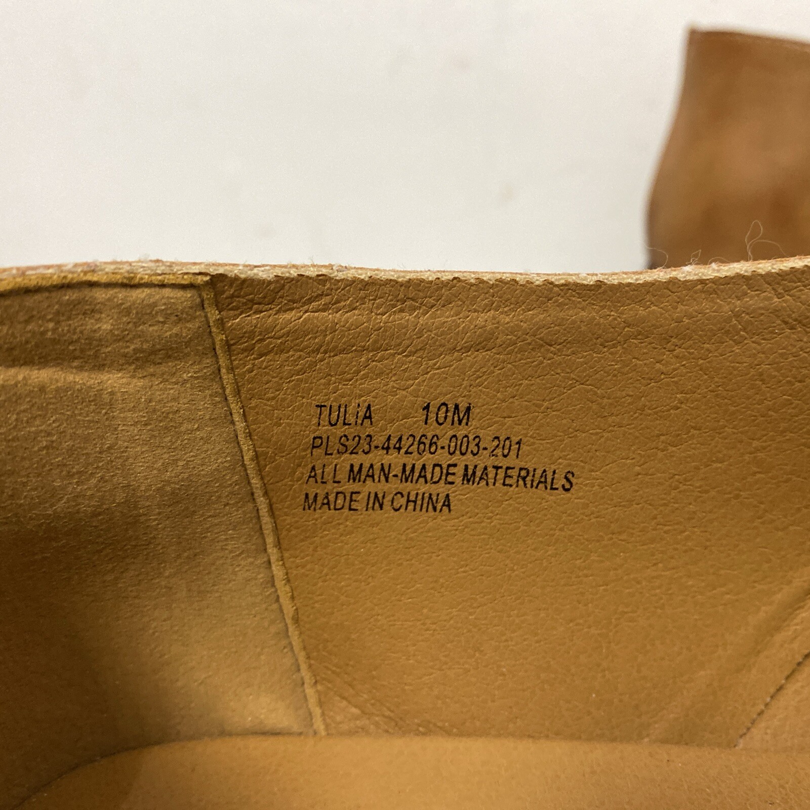 FRYE AND CO. TULIA SOLID BROWN ALL MAN MADE SLIP ON SANDALS SZ 10 M #S798
