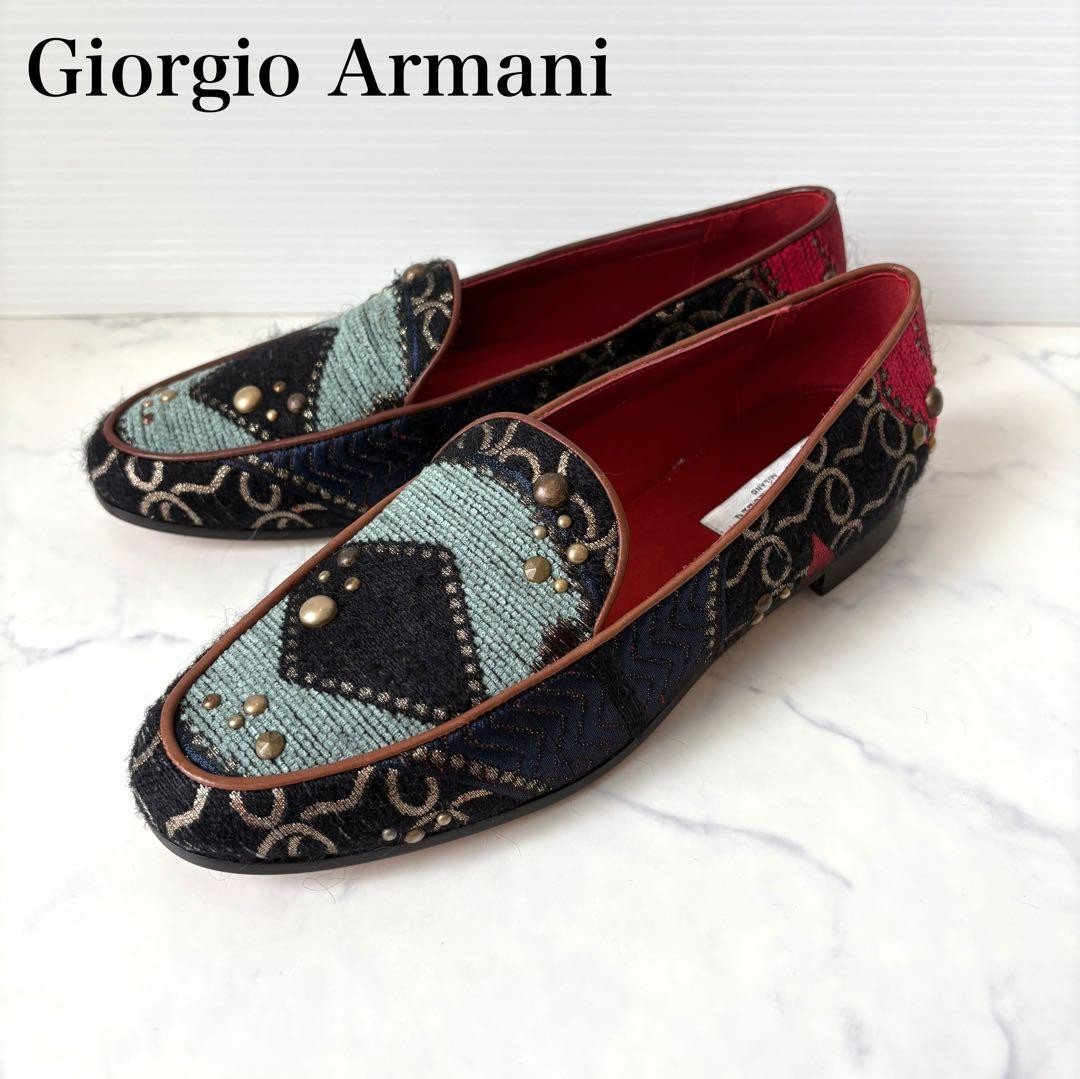 GIORGIO ARMANI loafers size 23cm not available in Japan made in Italy size 36