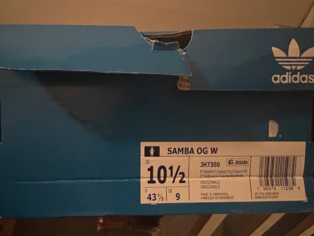 Size 10.5 – adidas Samba OG ‘White Sand Strata’ Womens | JH7300 | NEW