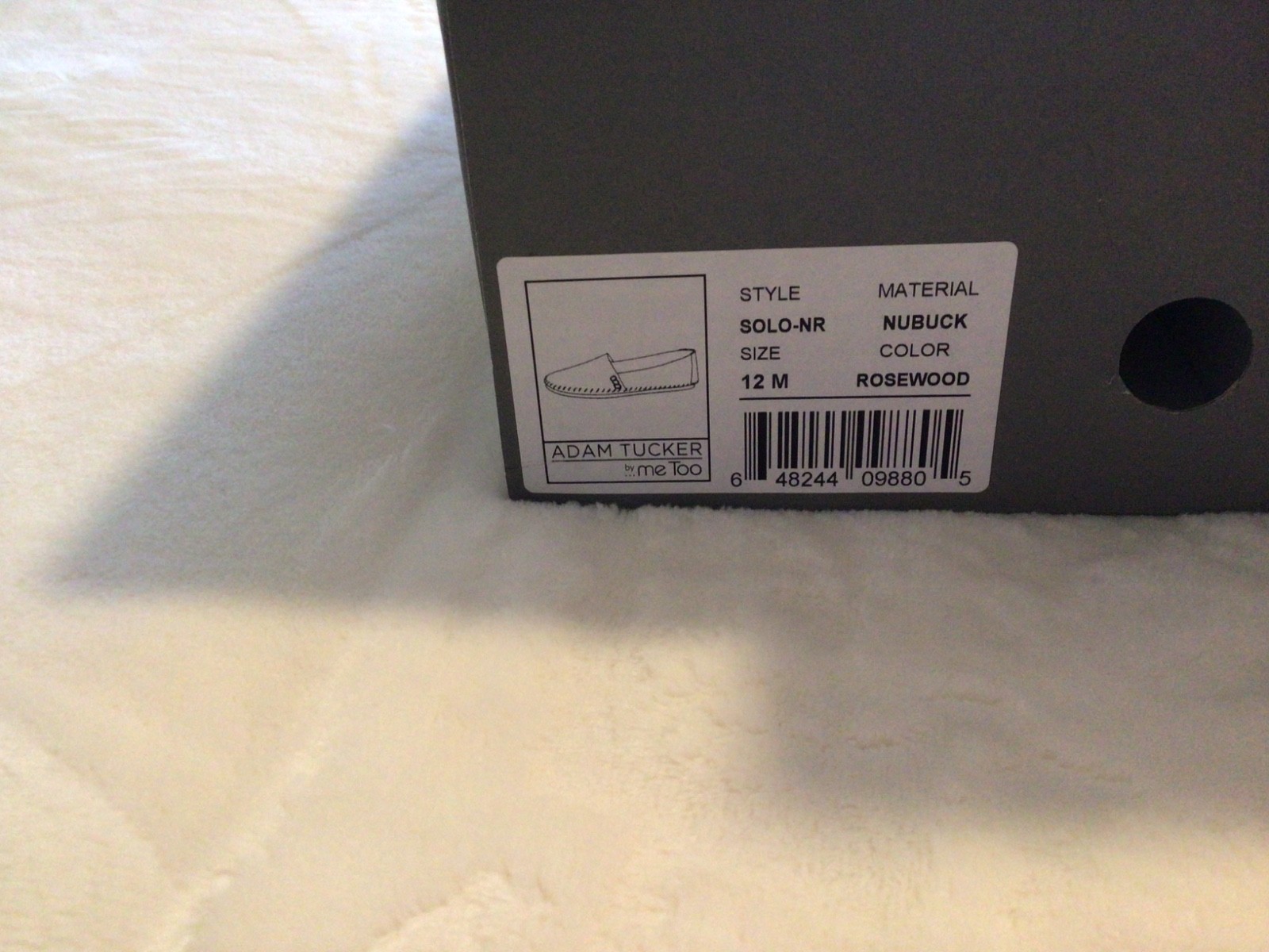 Adam Tucker, me Too Womens 12M flat shoes nubuck NEW Excellent