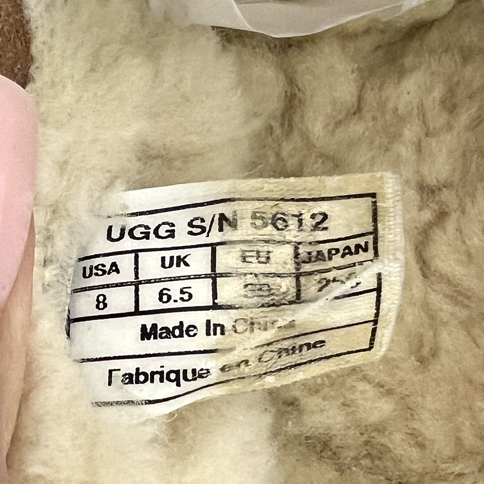 UGG Australia Dakota Suede Fur Lined Slip On Moccasins Loafers Chestnut Women 8