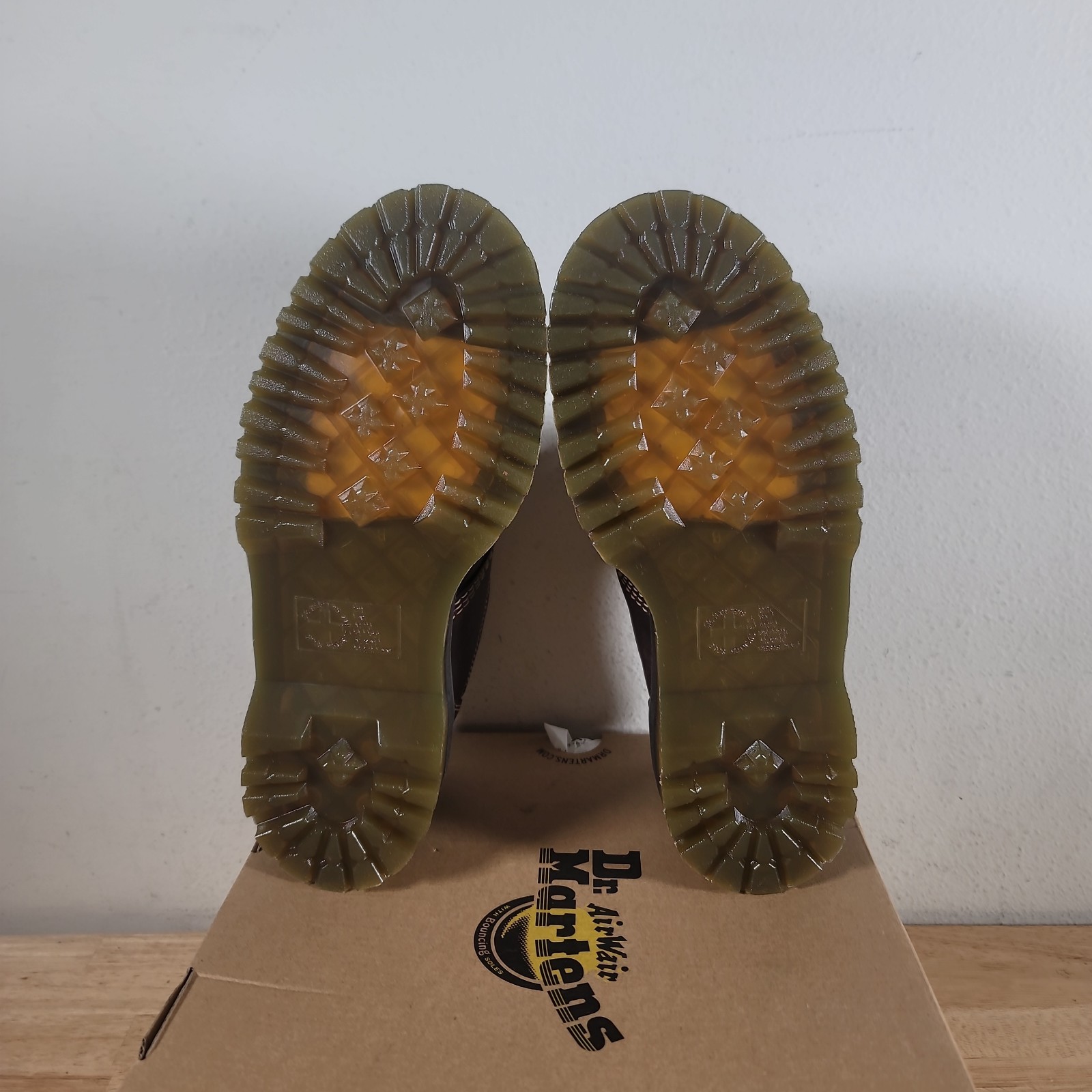 Dr. Martens 8053 4i Quad Platform Oxfords Unisex Size M9 W10 Brown Arc Leather