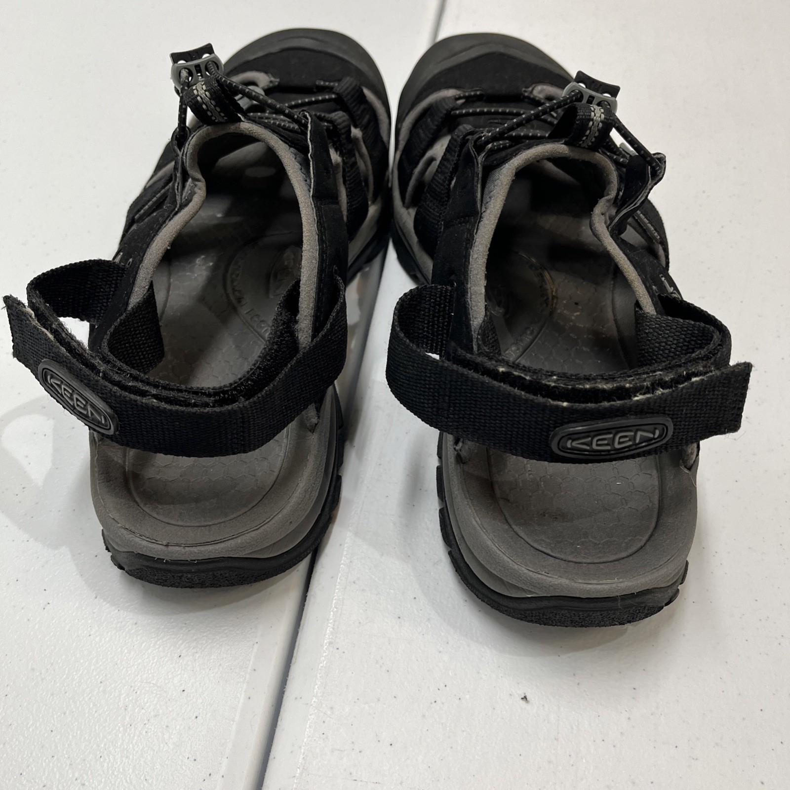 Keen Rapid H2 Water Sandal Black Steel Gray Size 12 Hiking Outdoor Grip Comfort